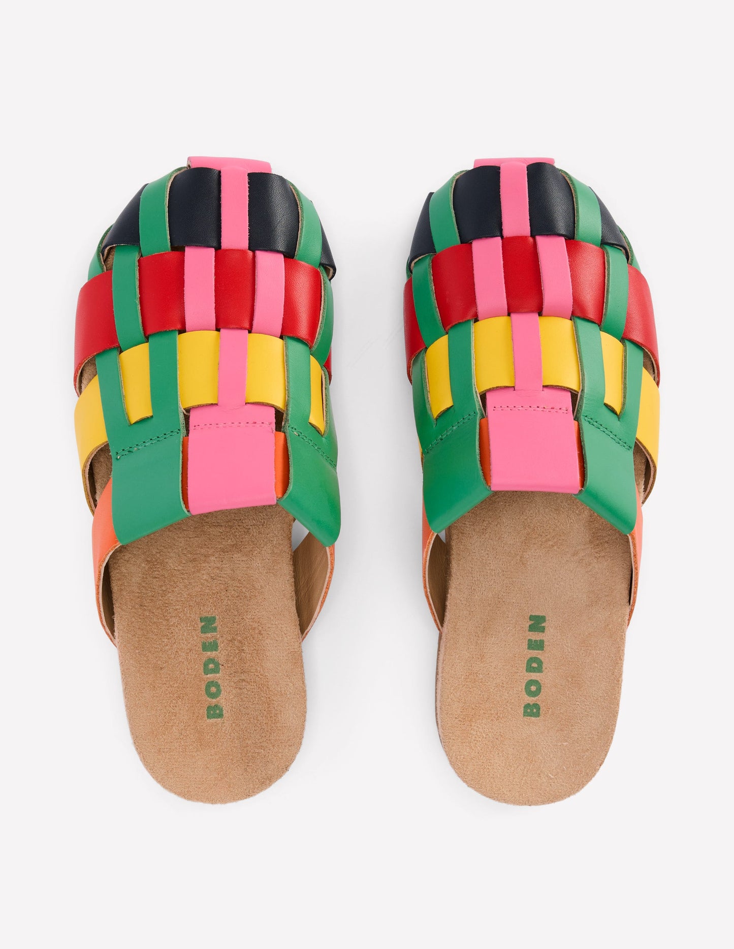 Loretta Riemen-Clogs-Bunt