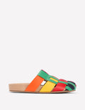 Loretta Riemen-Clogs-Bunt
