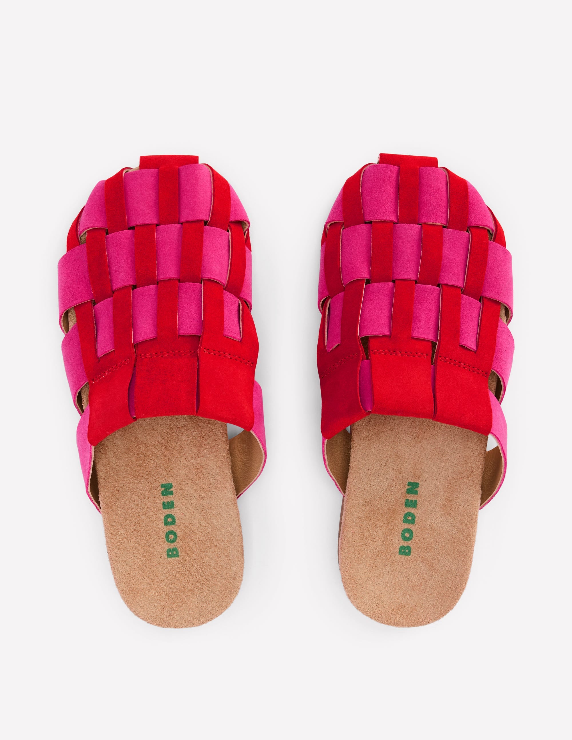 Loretta Riemen-Clogs-Pink/Rot - Image 5