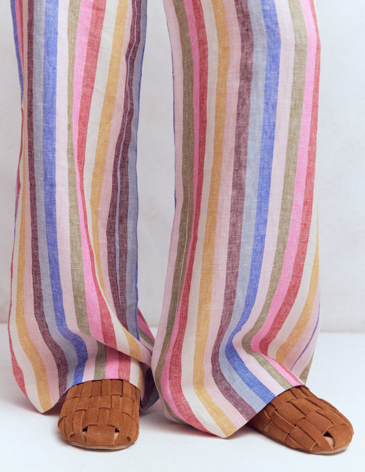 Loretta Riemen-Clogs-Hellbraun