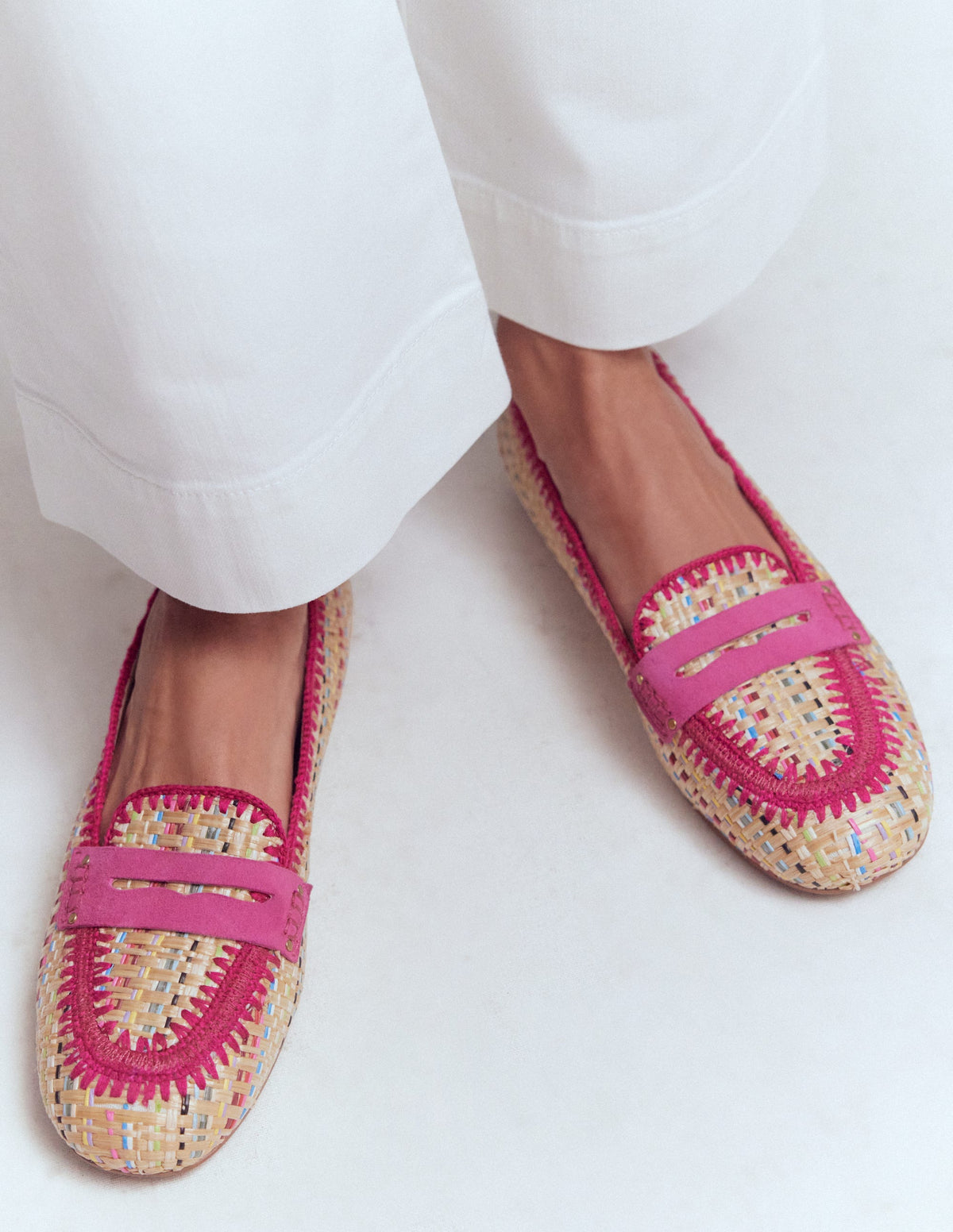 Mocassins intemporels-Raphia multi - Image 2