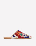 Mocassins façon mules-Perles multi