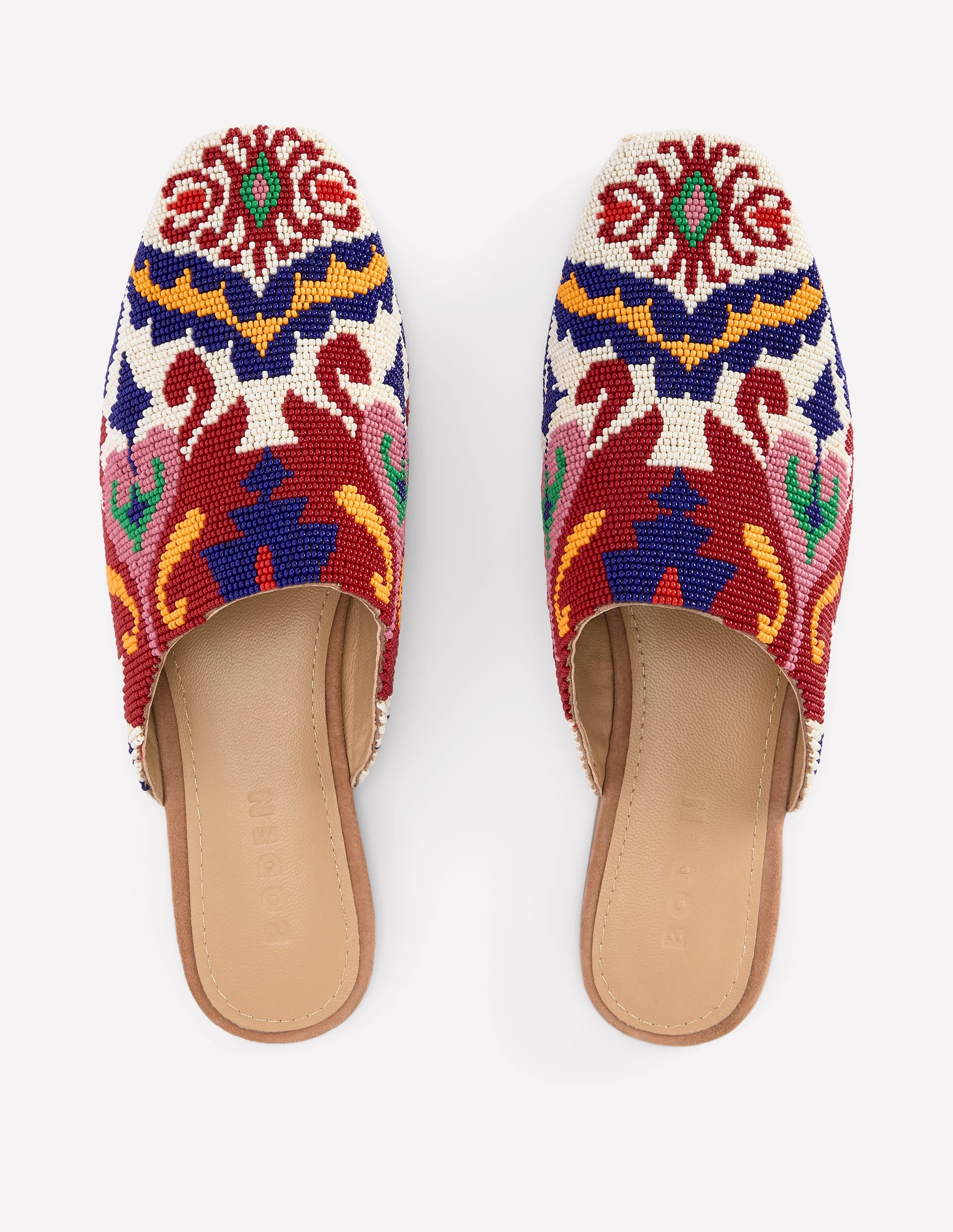 Loafer-Pantoletten-Bunt Perlen - Image 5