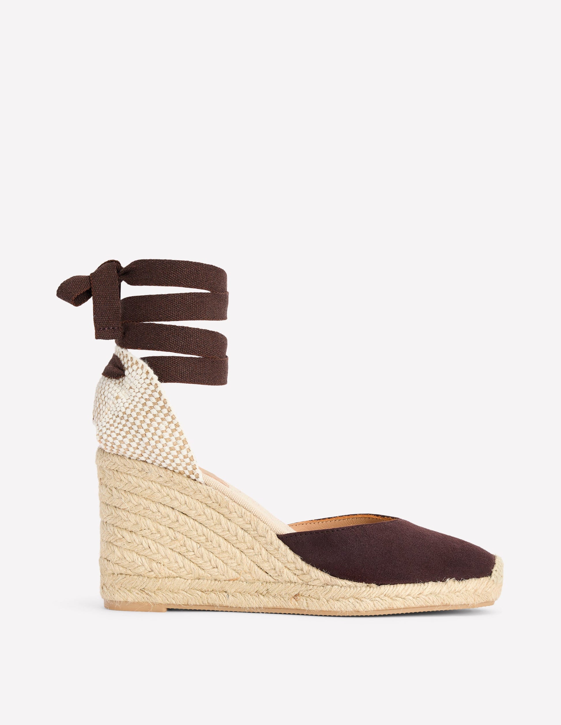 Cassie High Wedge Espadrilles-Bitter Chocolate-1