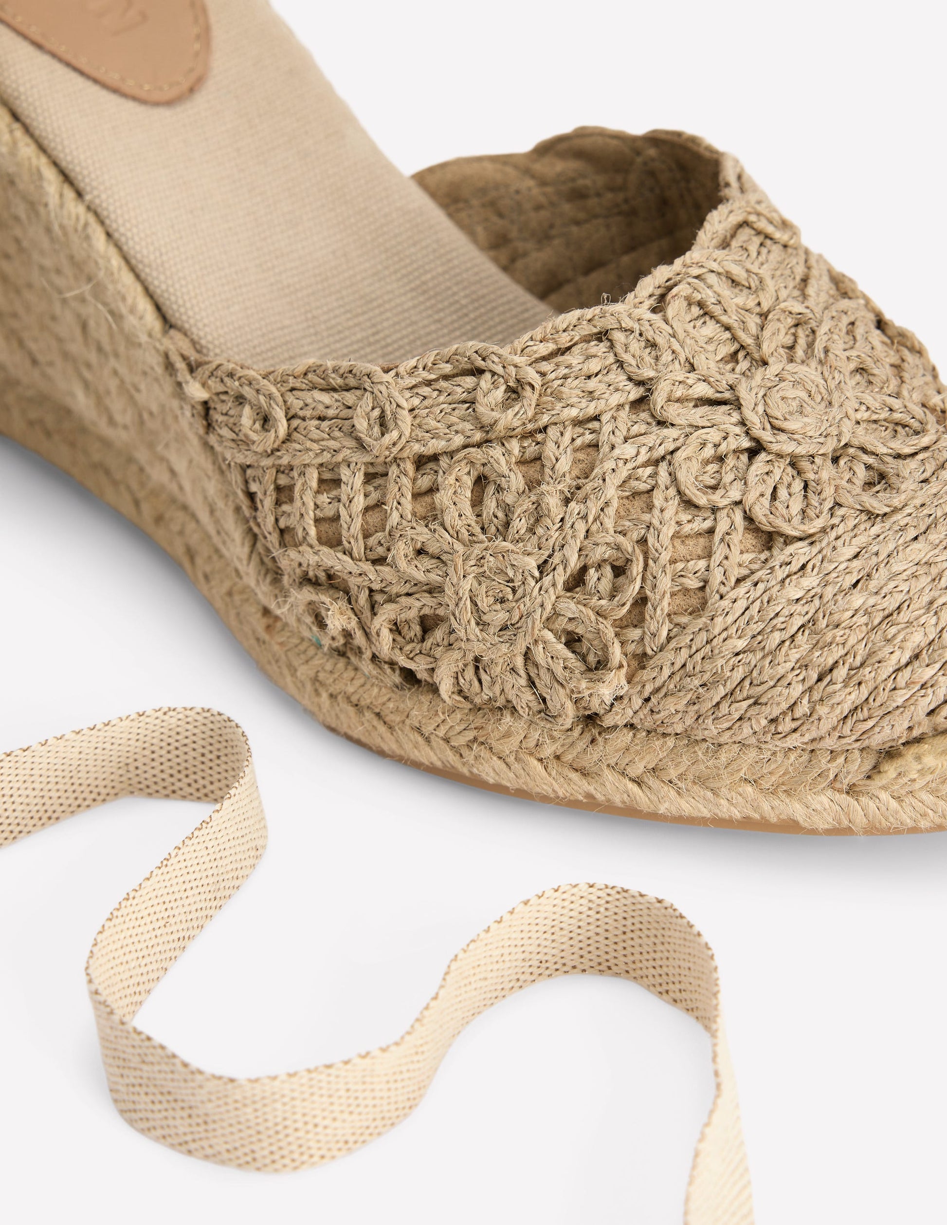 Espadrilles compensées hautes Cassie-Couleur naturelle-4