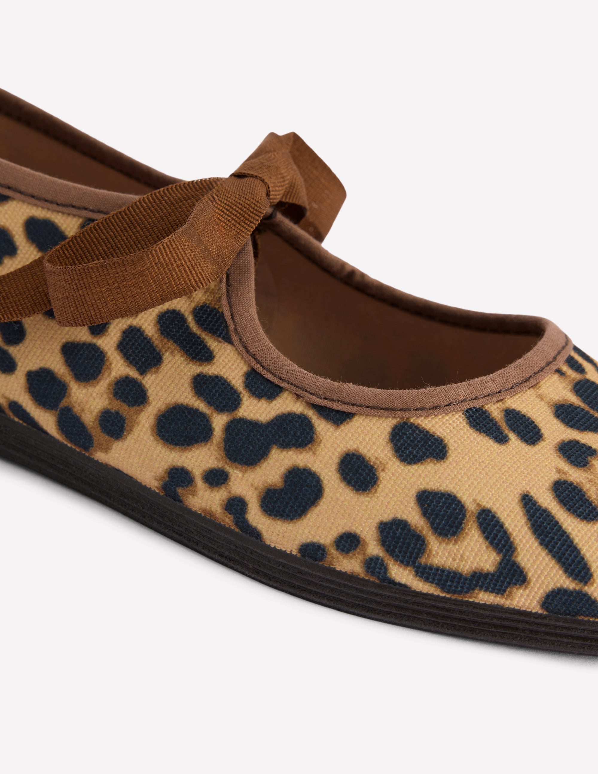 Flexi Tie Mary Janes-Leopard - Image 5