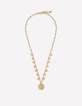 Kurze Perlenkette-Gold