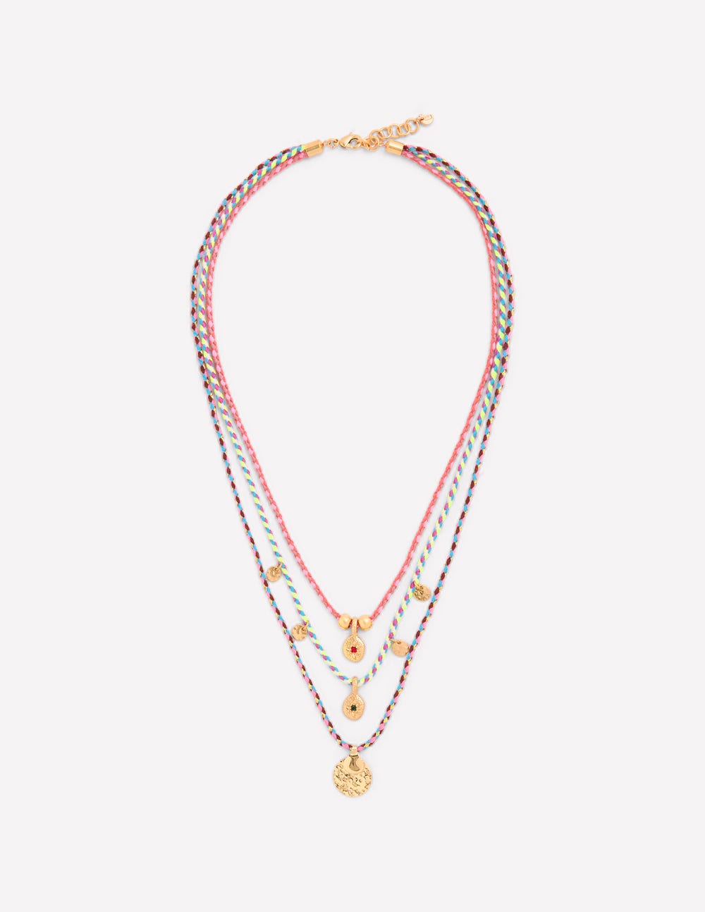 Collier à trois rangées-Multi-1