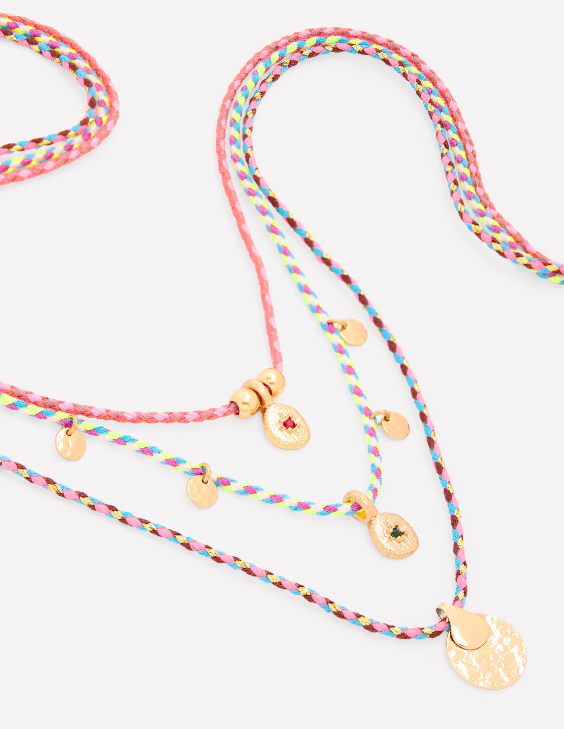 Collier à trois rangées-Multi-4