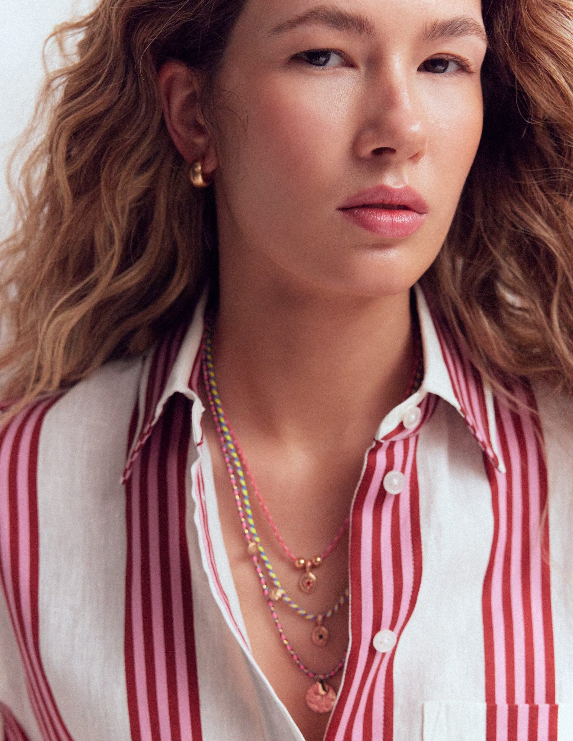 Collier à trois rangées-Multi-2