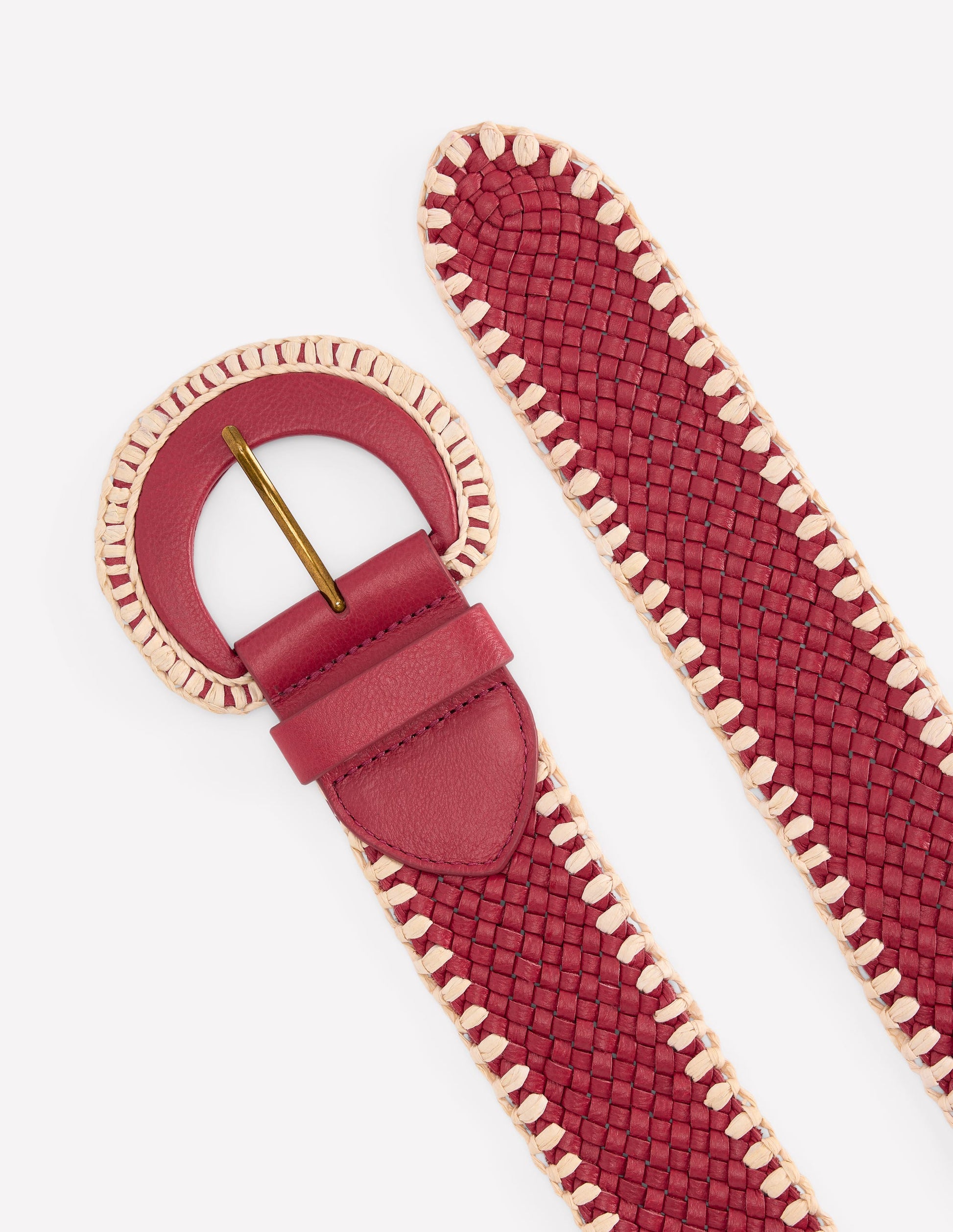 Gewebter Gürtel mit Ziernaht-Winter Puderrosa-3