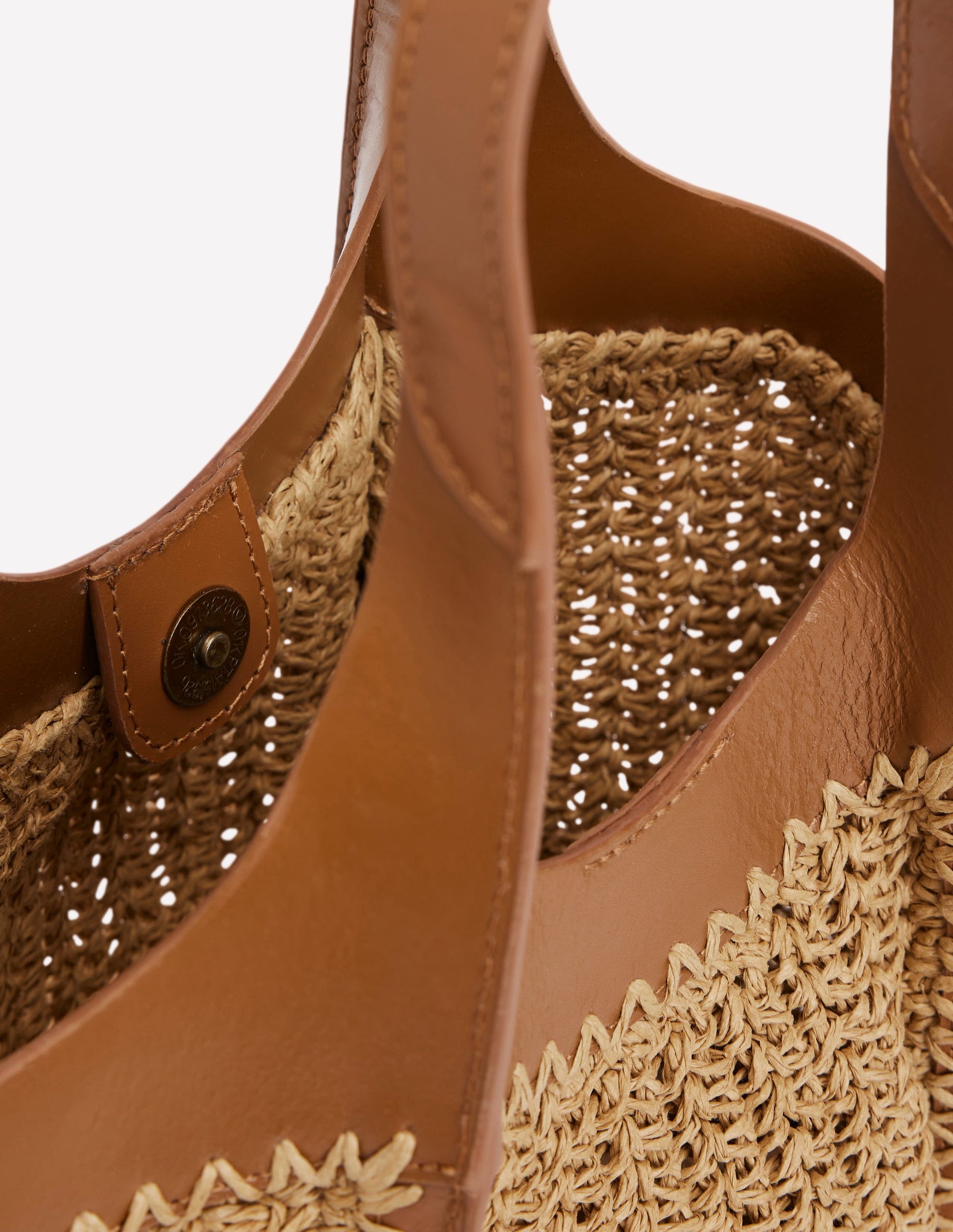 Mini-Tragetasche aus Stroh-Naturbelassen-5