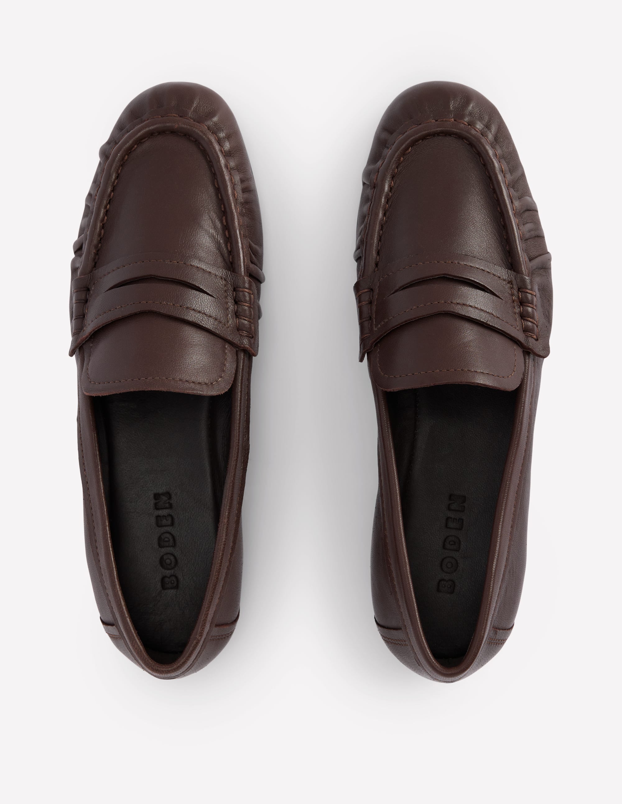 Superweiche, flexible Loafer-Bitterschokolade - Image 6