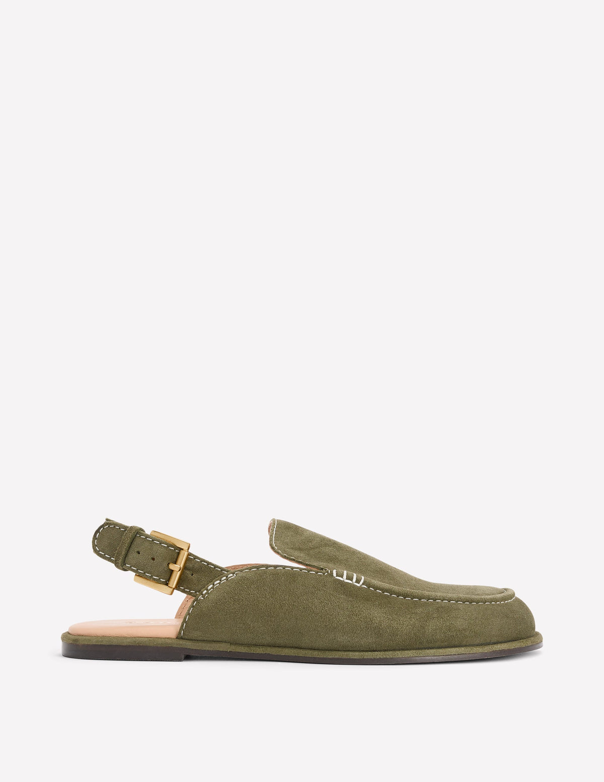 Slingback Clog-Deep Olive - Image 1