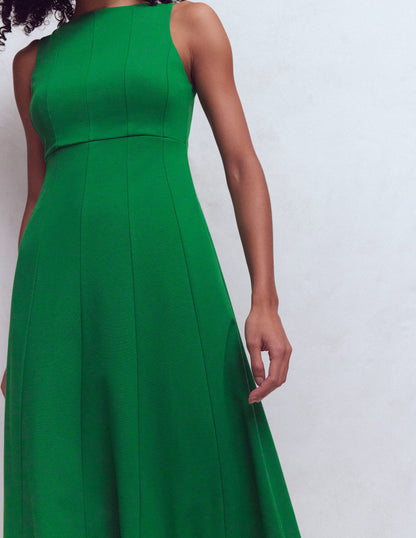 Robe sans manches en point de Rome-Vert frais-2