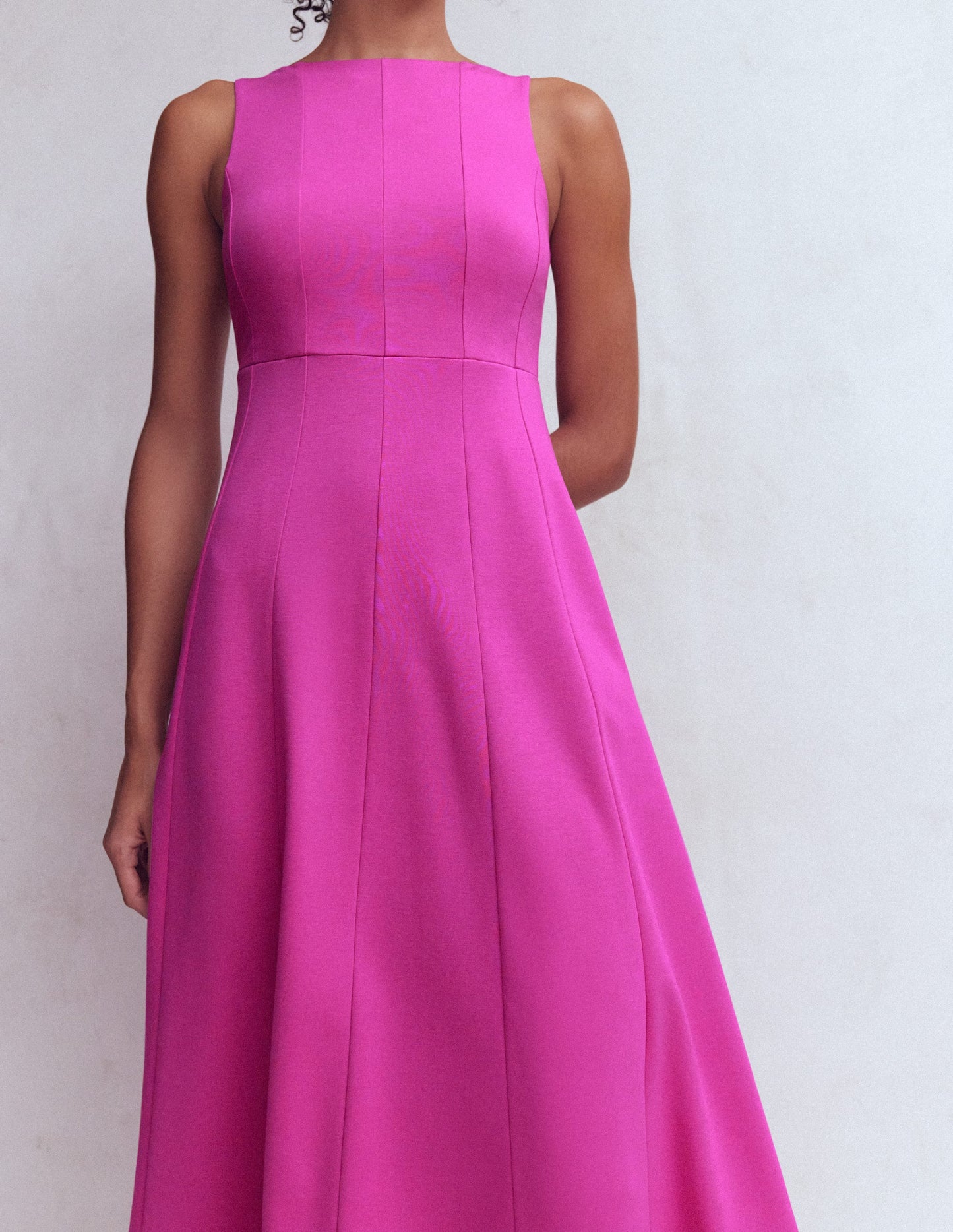 Ärmelloses Ponte-Kleid-Passionsblume