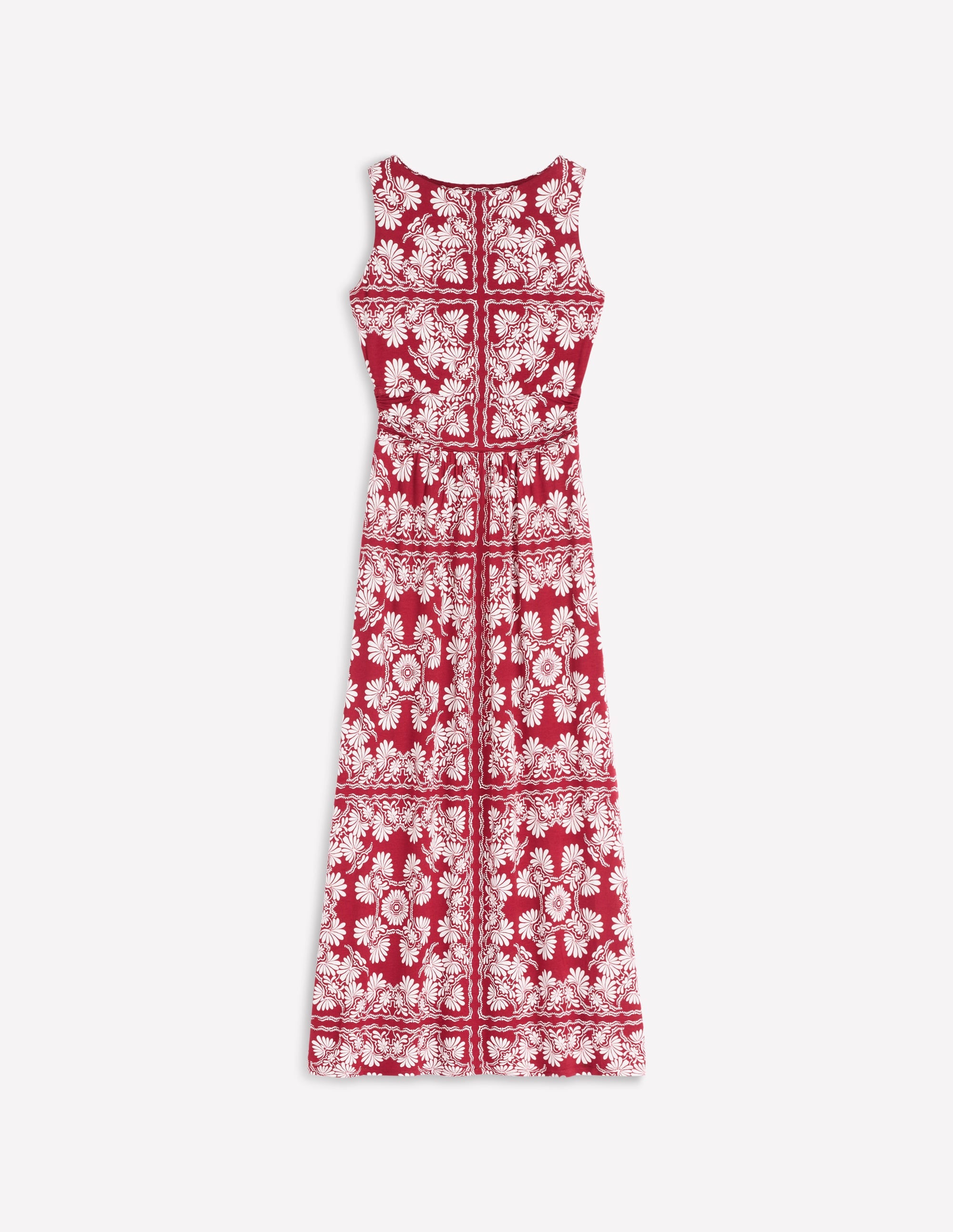 Antonia Jersey-Maxikleid-Sattes Kastanienbraun, Botanischer Charme - Image 6