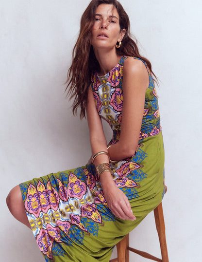 Antonia Jersey Maxi Dress-Multi, Ornamental Garden-5