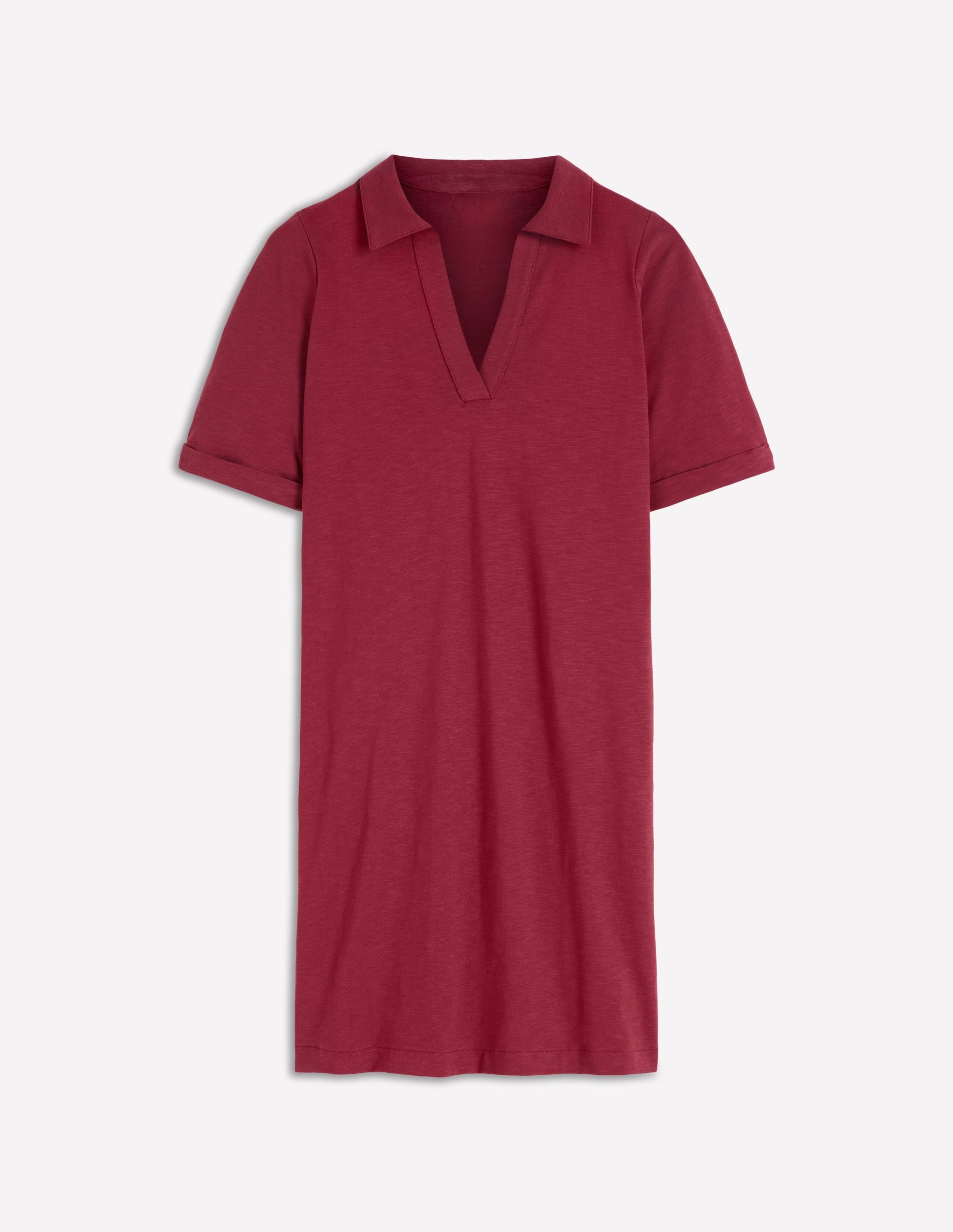 Robe T-shirt Tilda en jersey-Châtaigne profonde - Image 4