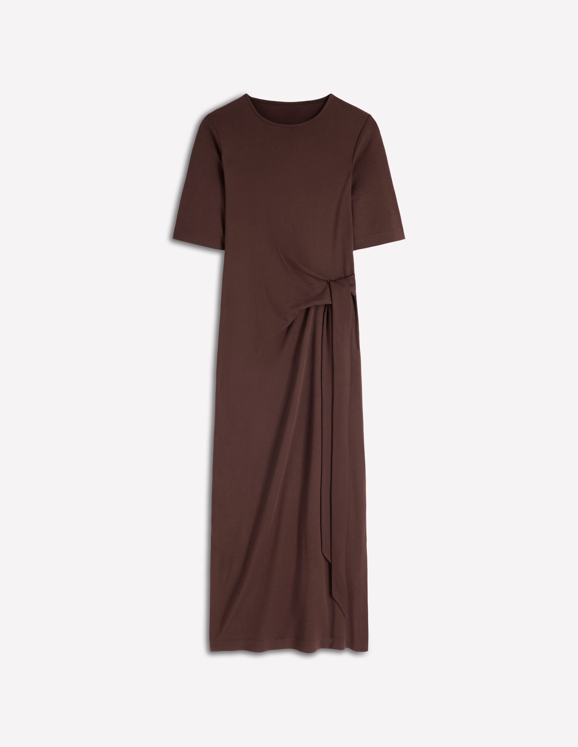 Robe midi Zinnia en point de Rome à nouer-Expresso - Image 11