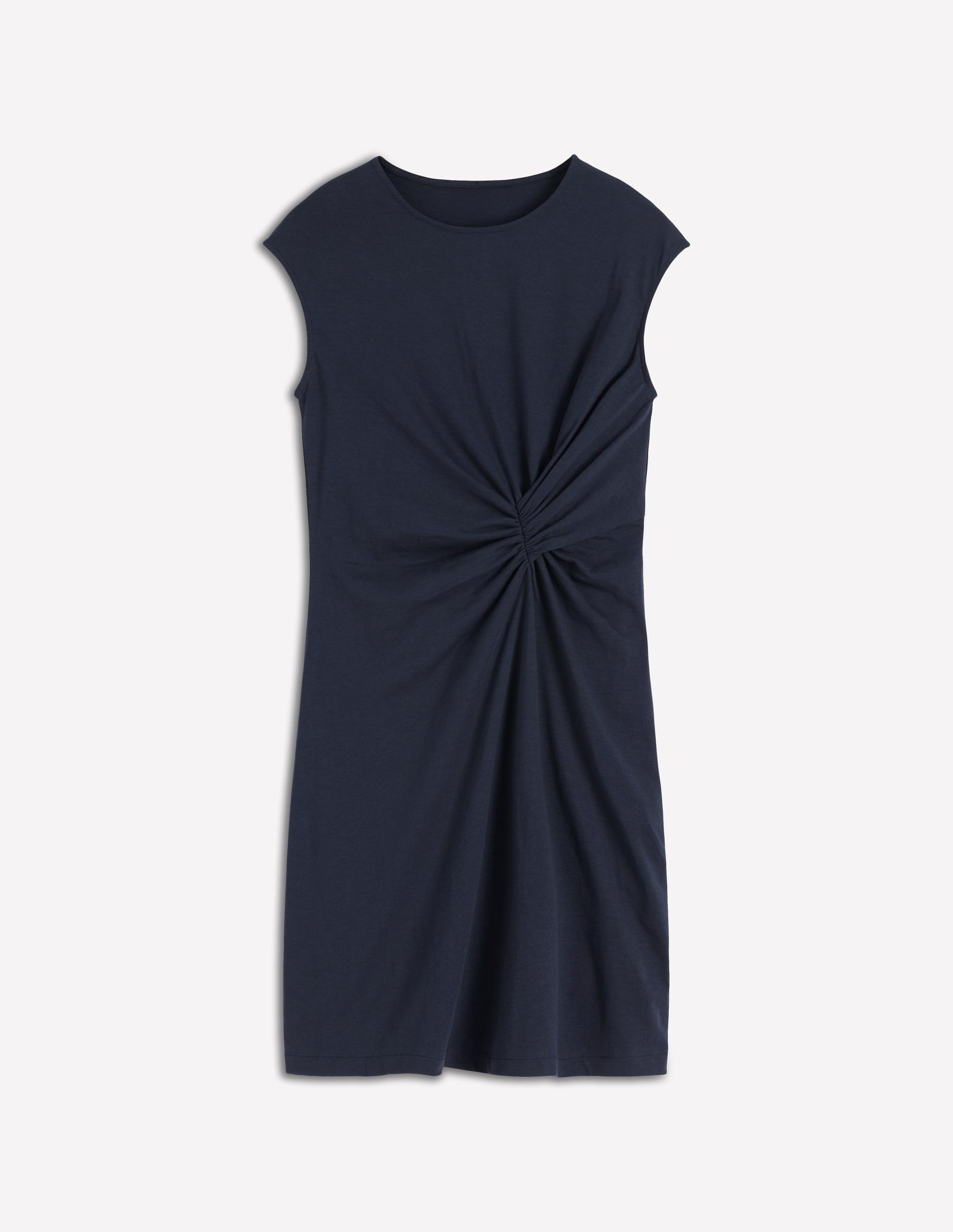 Delilah Kurzes Kleid mit Twistdetail-Marineblau-6