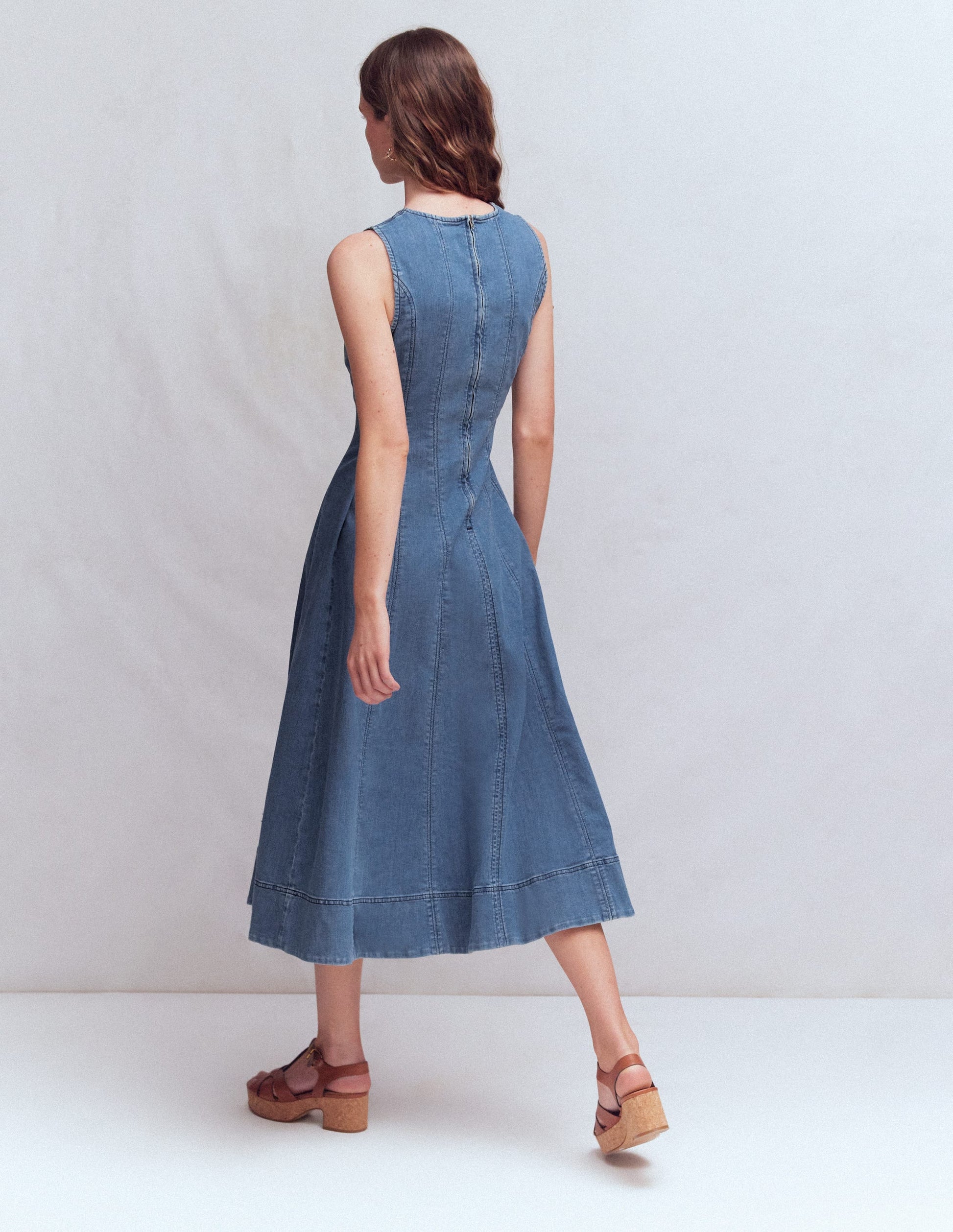 Annet Denim-Midikleid-Medium Vintage-3