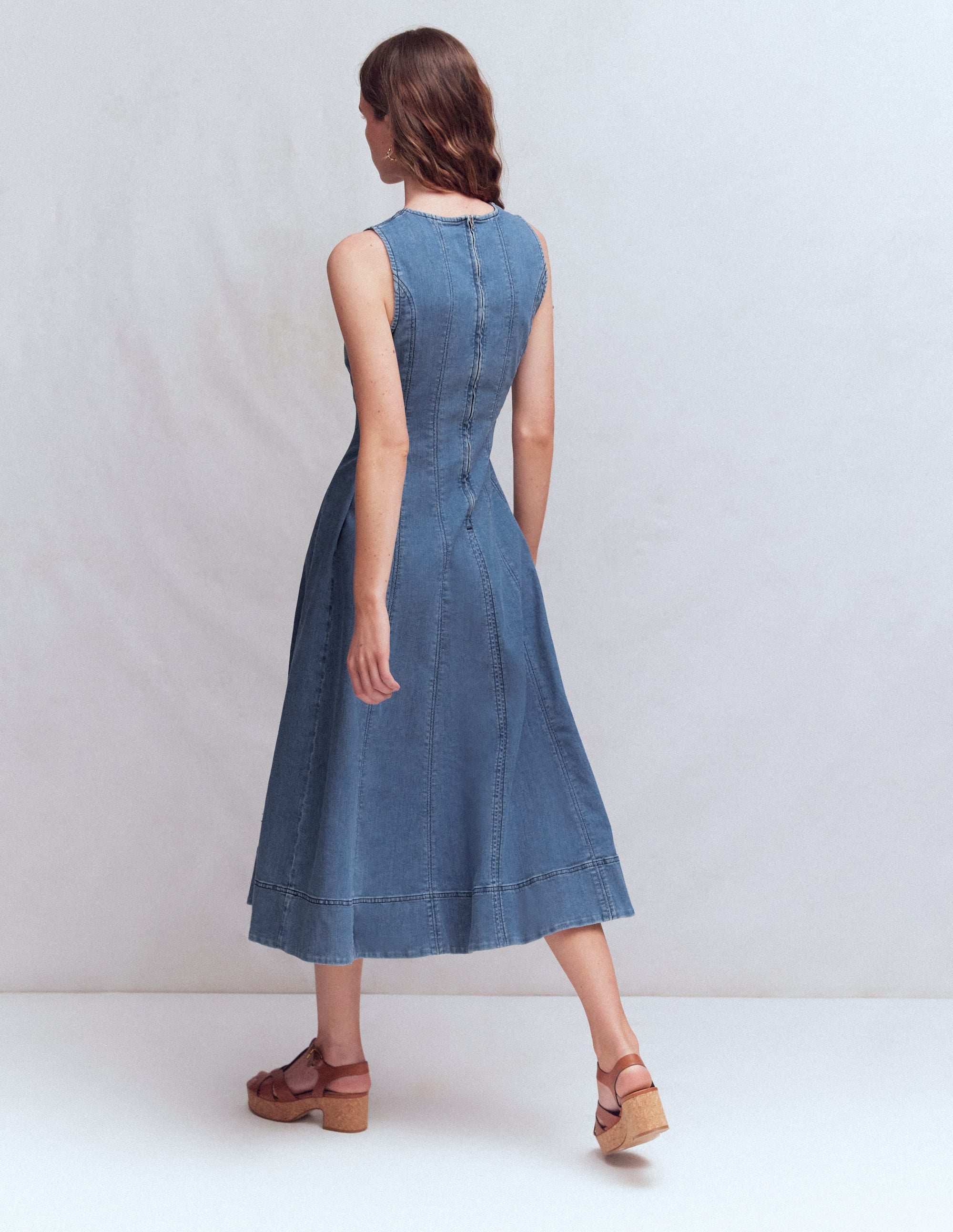 Annet Denim-Midikleid-Medium Vintage - Image 3