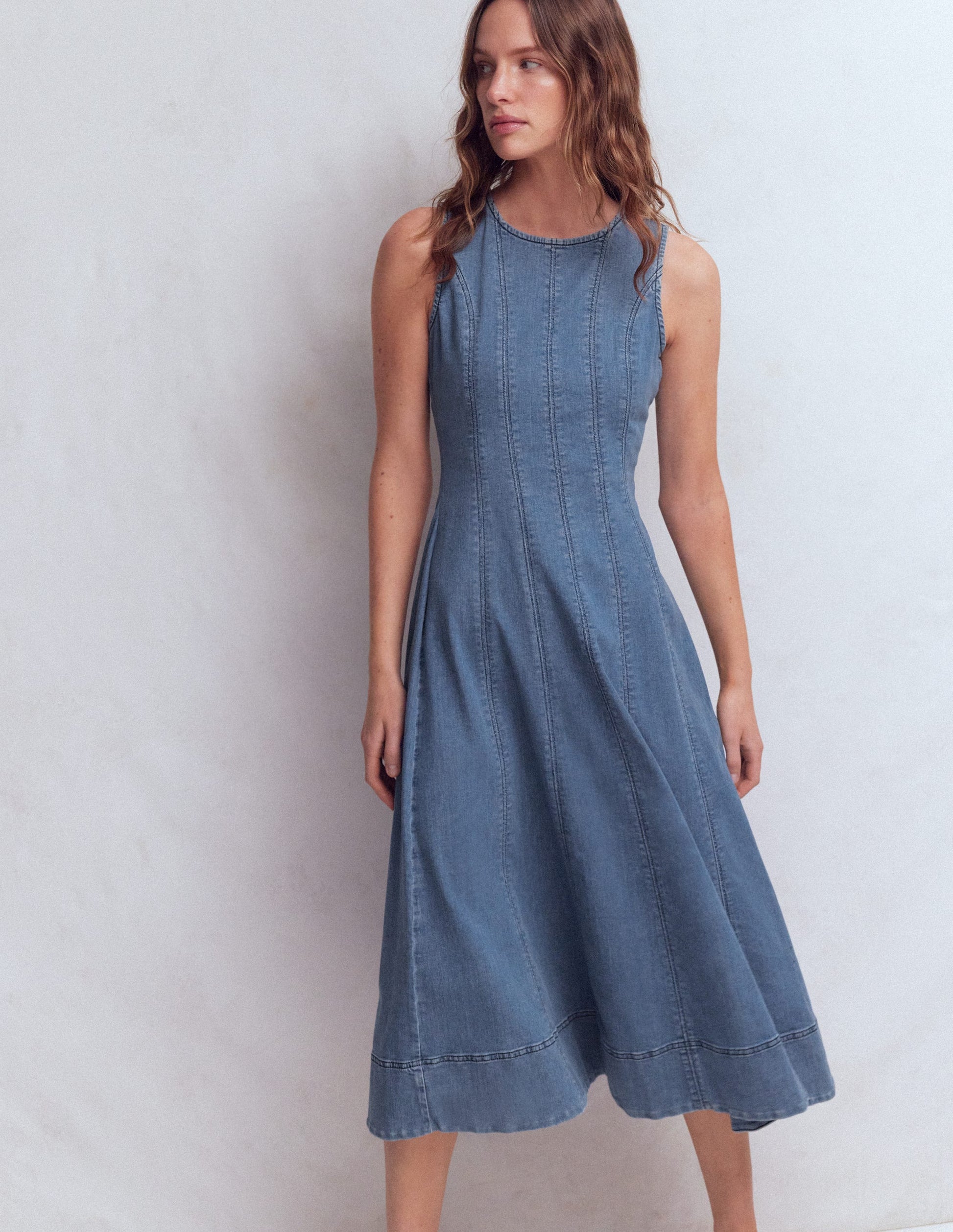 Annet Denim-Midikleid-Medium Vintage-4