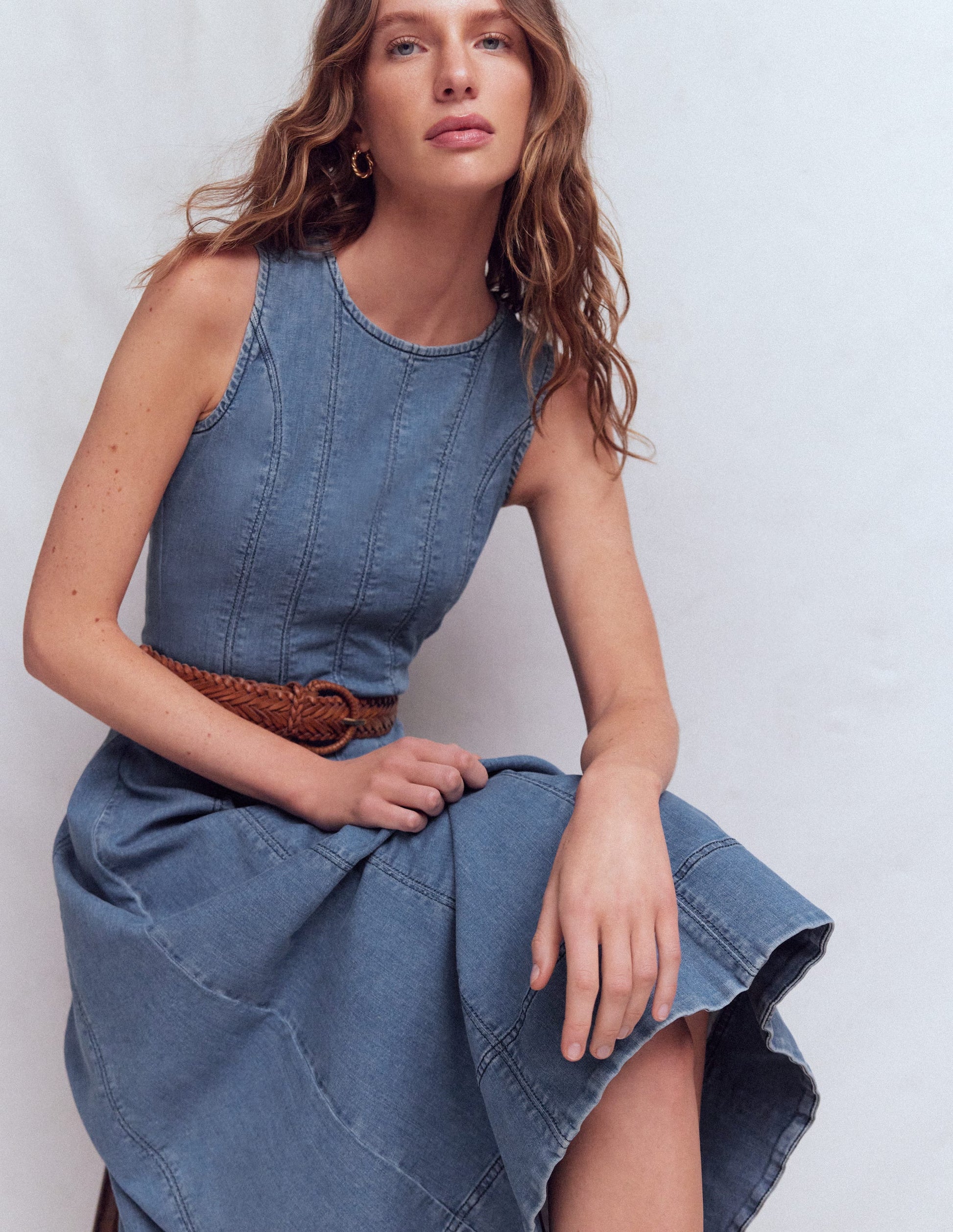 Annet Denim-Midikleid-Medium Vintage-5