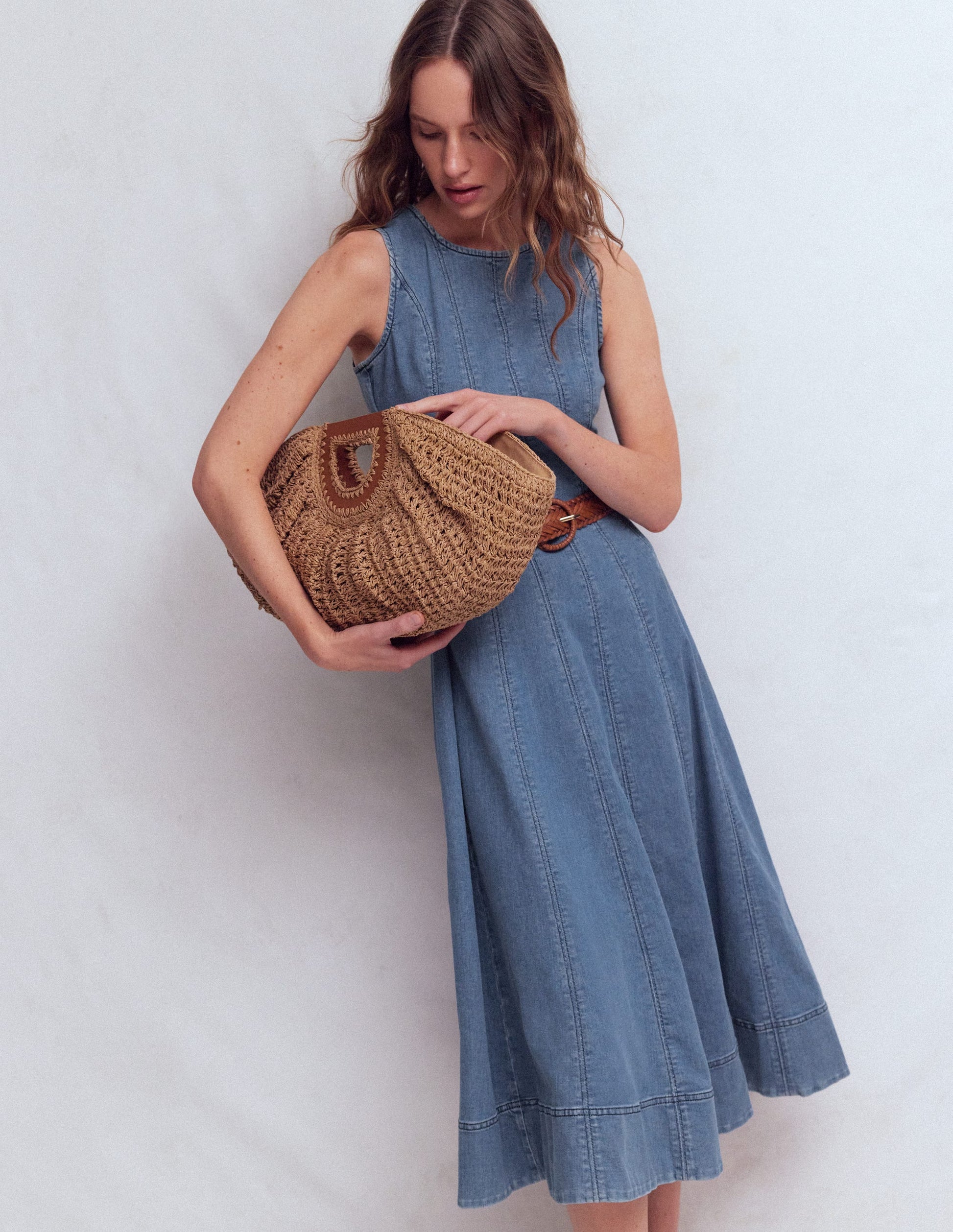 Annet Denim-Midikleid-Medium Vintage-6
