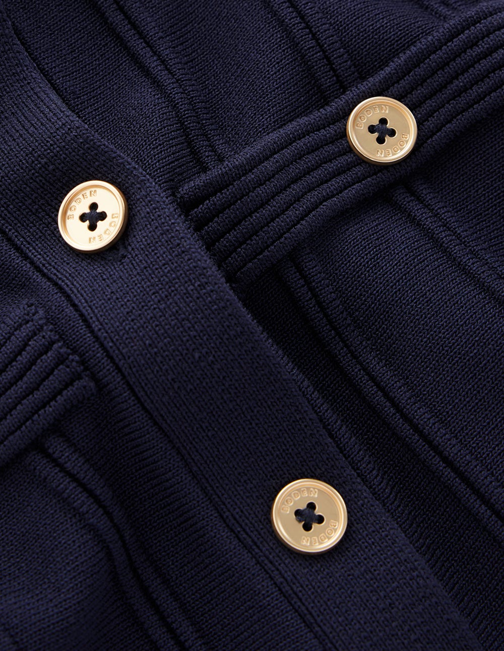 Strickkleid mit Flügelärmeln-Marineblau-8