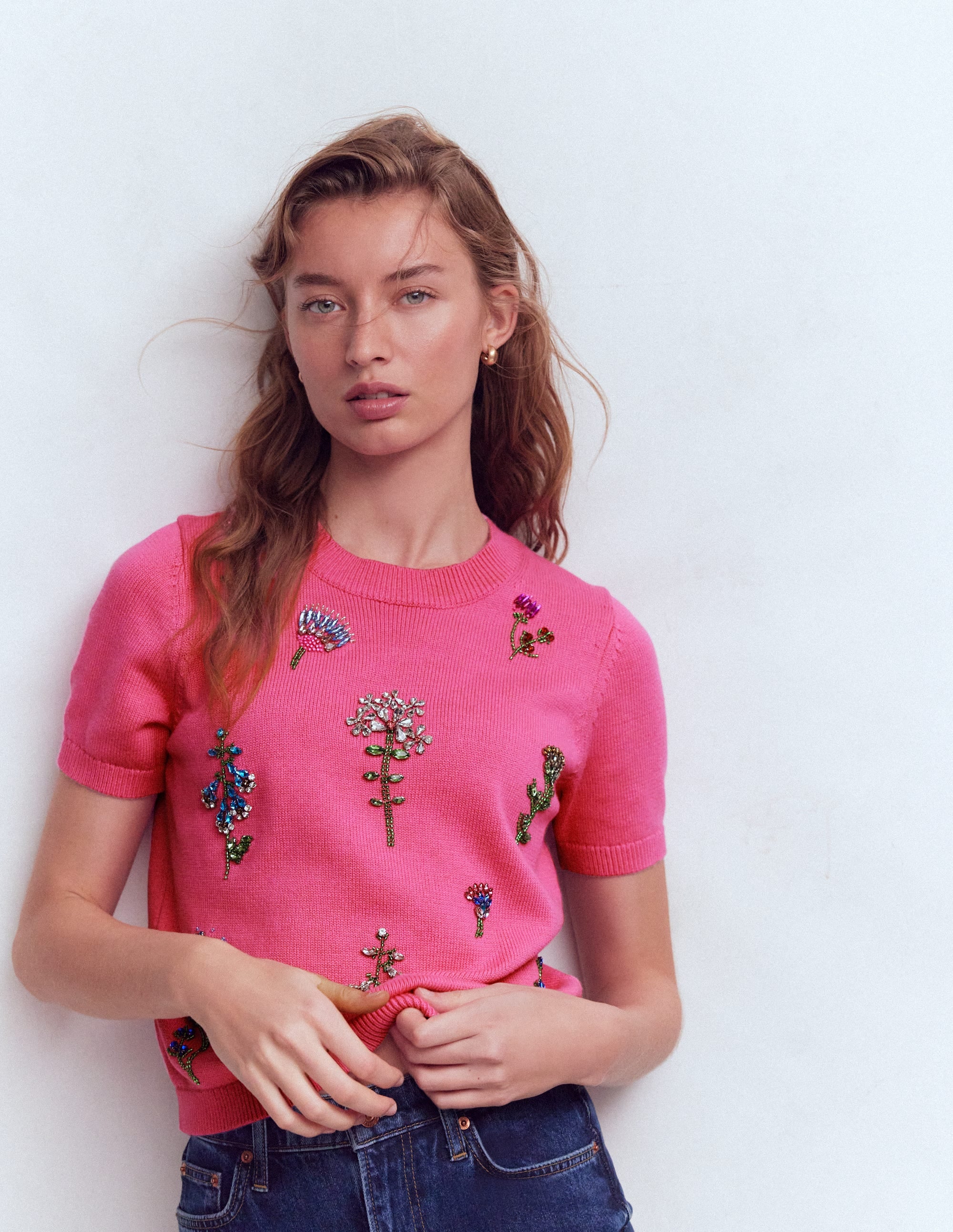 T-shirt ornementé-Punch rose - Image 5