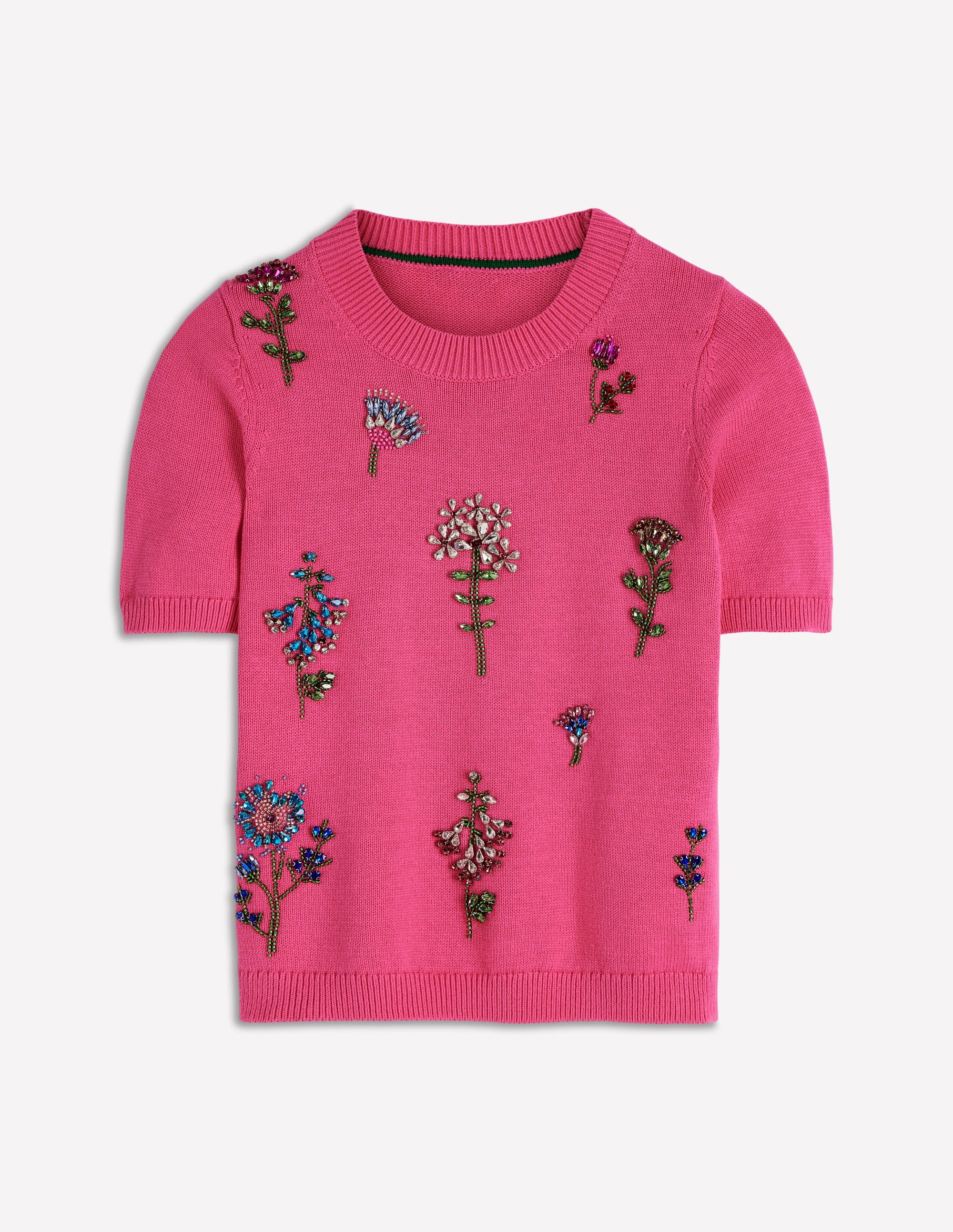 T-shirt ornementé-Punch rose - Image 7