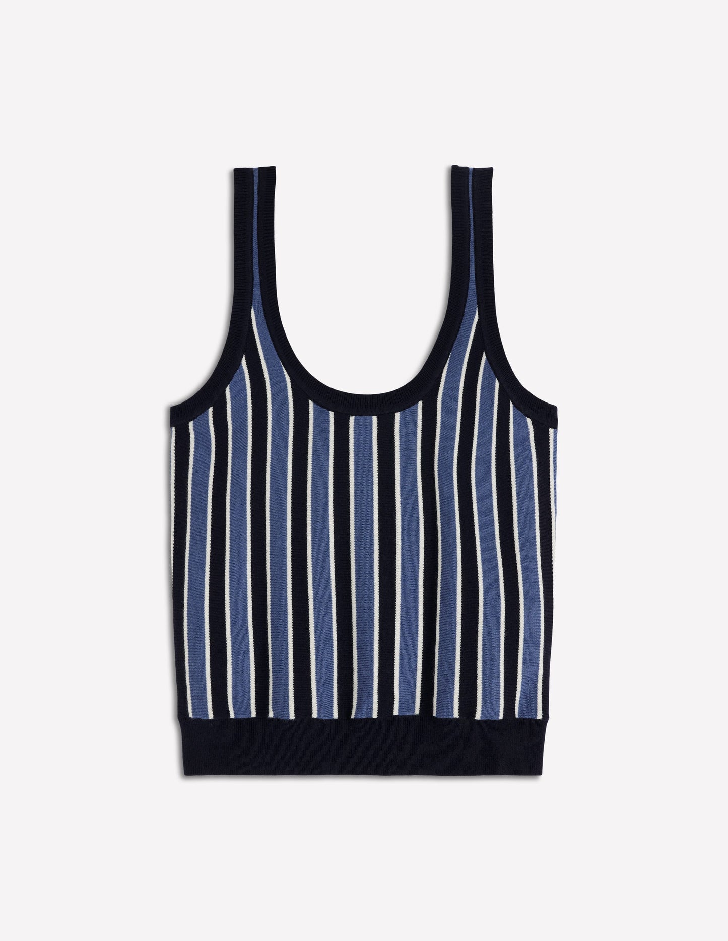 Liz Stricktop-Klassisches Marineblau, Gestreift