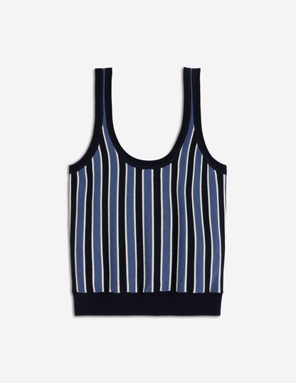 Liz Stricktop-Klassisches Marineblau, Gestreift-6