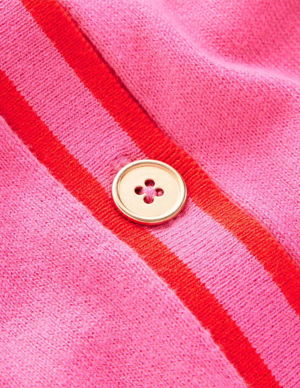 Liz Strickjacke mit Kragen-Kräftiges Rosa-6