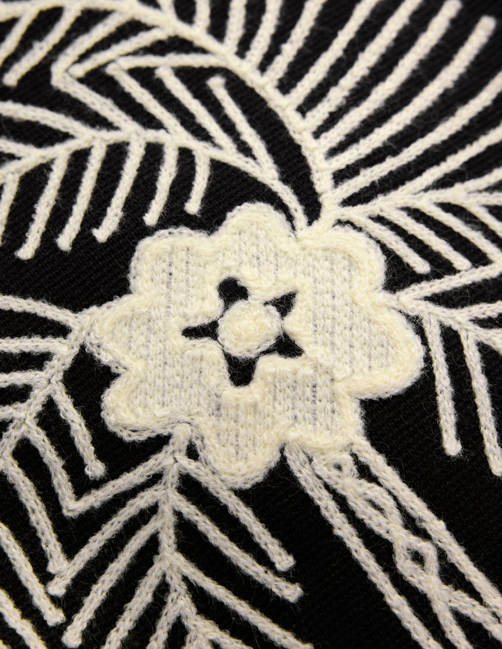 Elena Jacke mit Stehkragen-Schwarz, Stickerei - Image 8