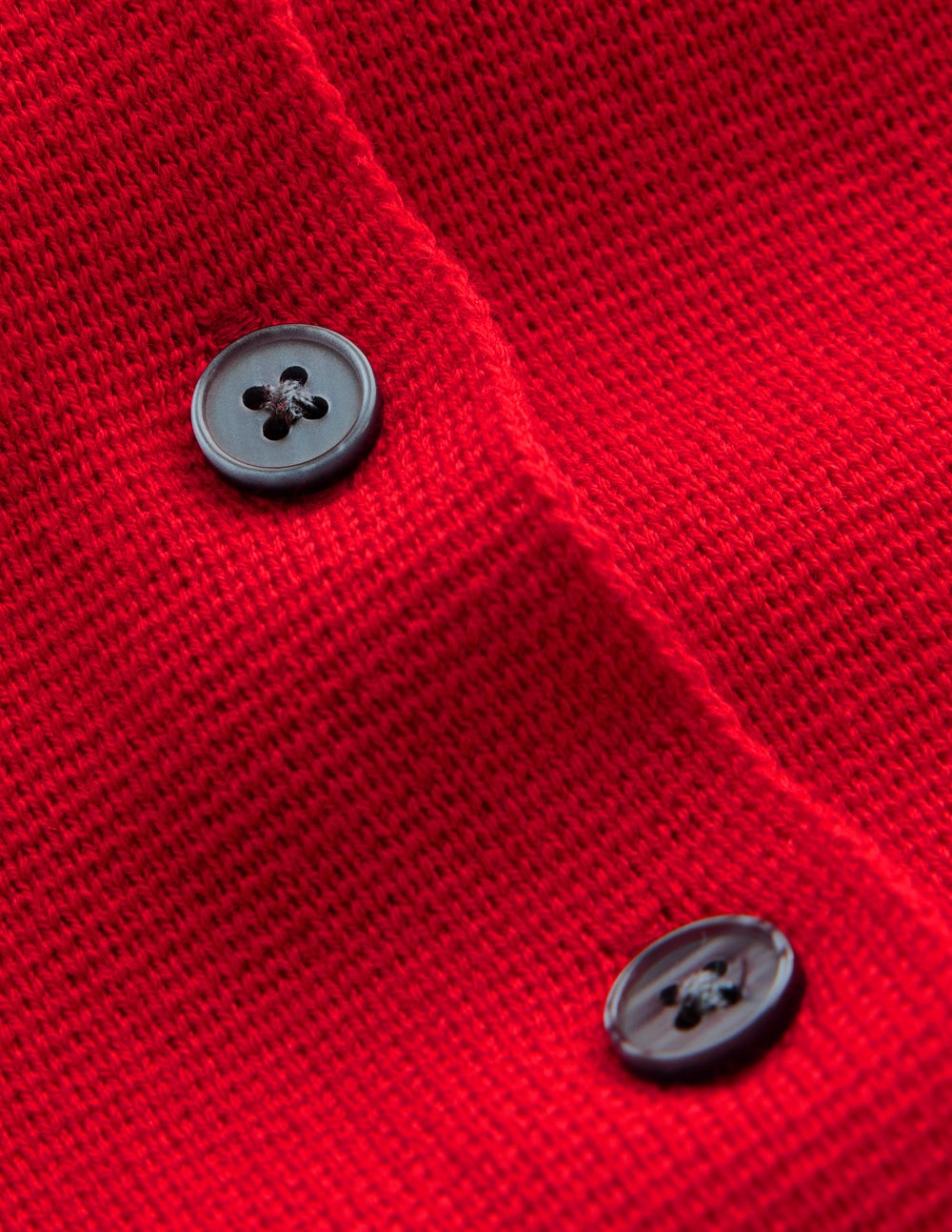 Kurzärmlige Strickjacke-ROT - Image 7