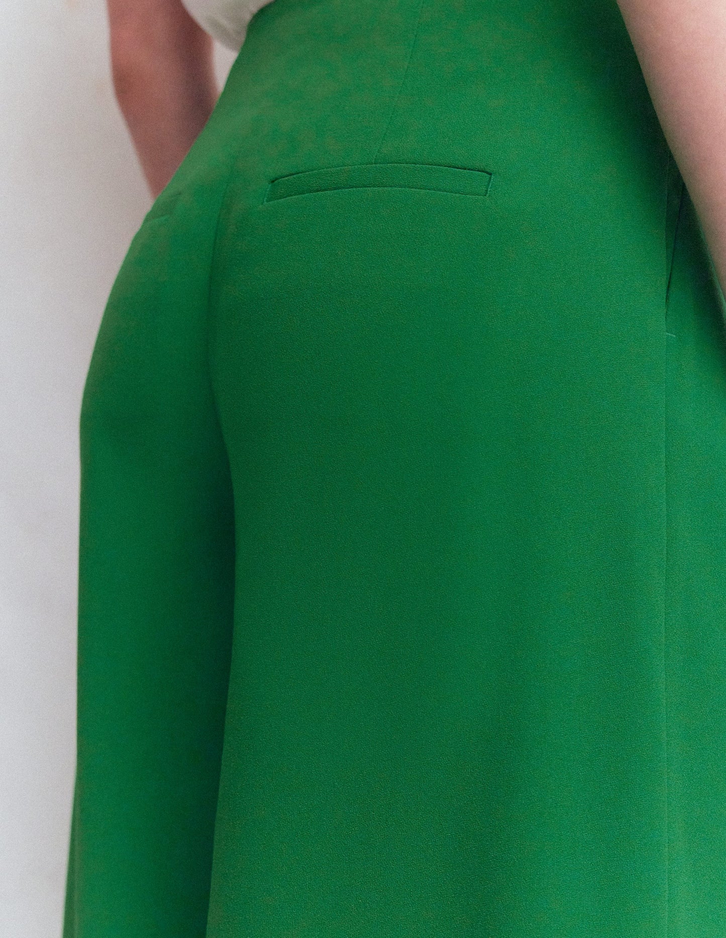 Regent Hose mit weitem Bein-Grünes Tamburin