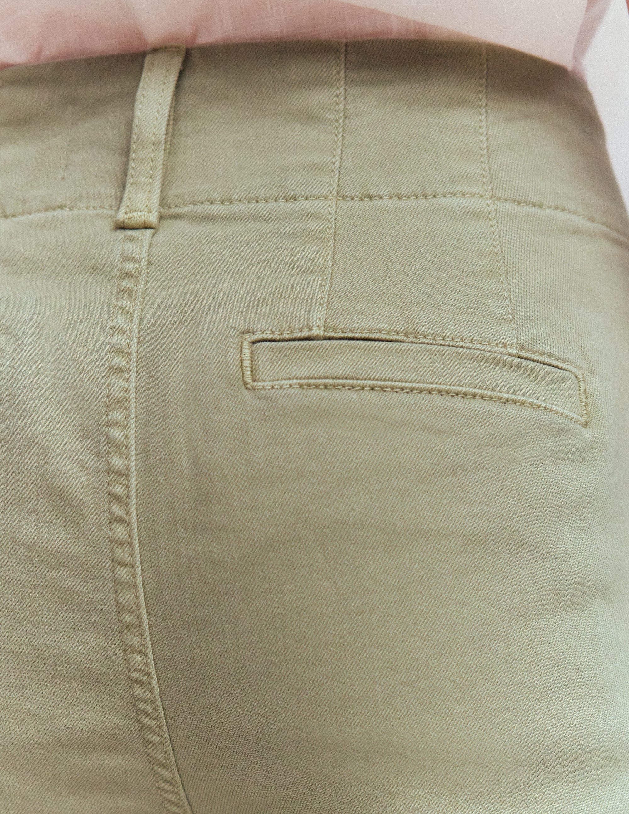 Primrose Verkürzte Jeans-Sanftes Grün - Image 5