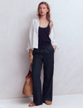 Islington Leinenhose-Marineblau
