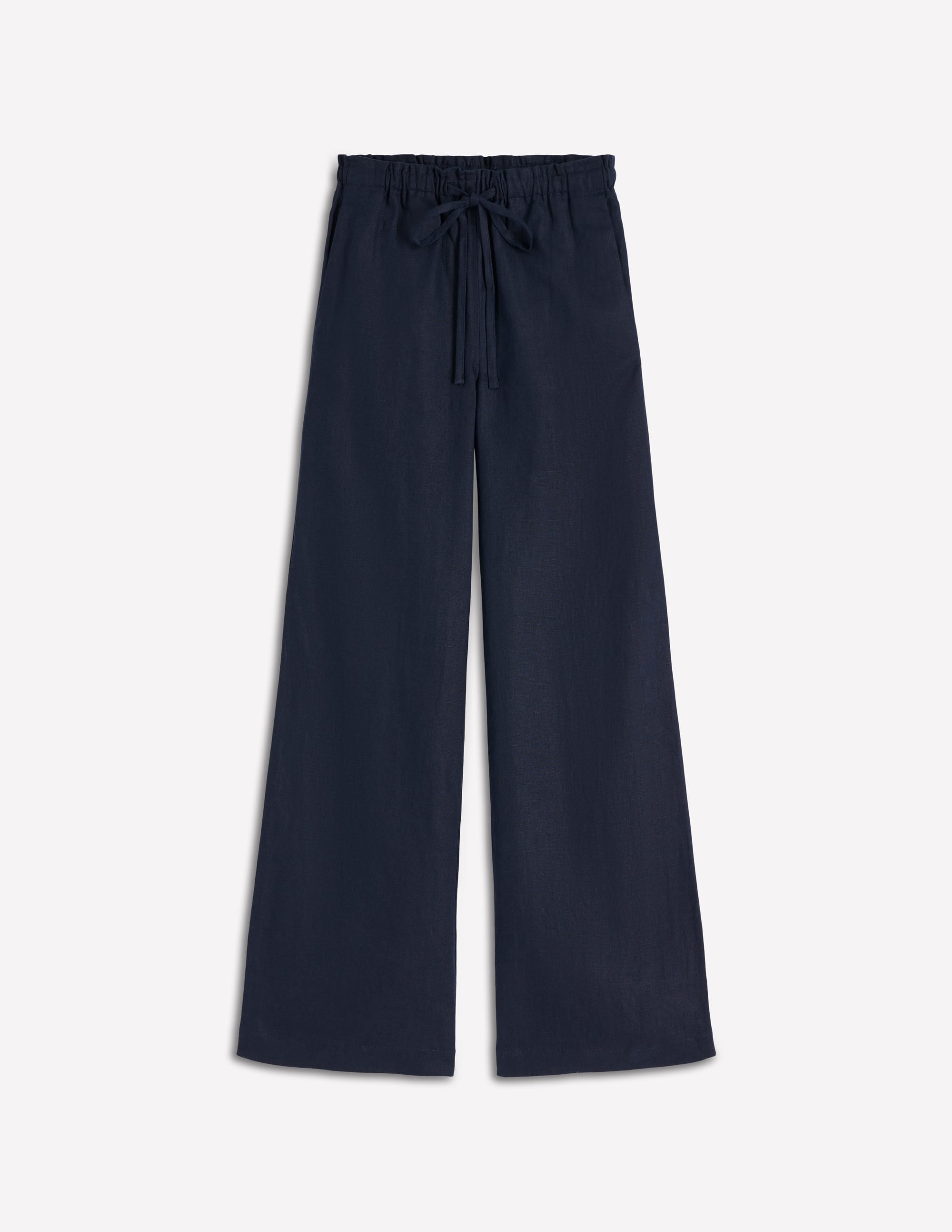 Pantalon Islington en lin-Bleu marine - Image 7
