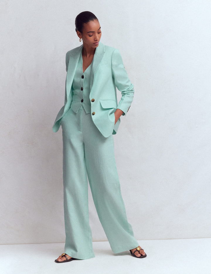 Belgravia Leinenhose-Minze