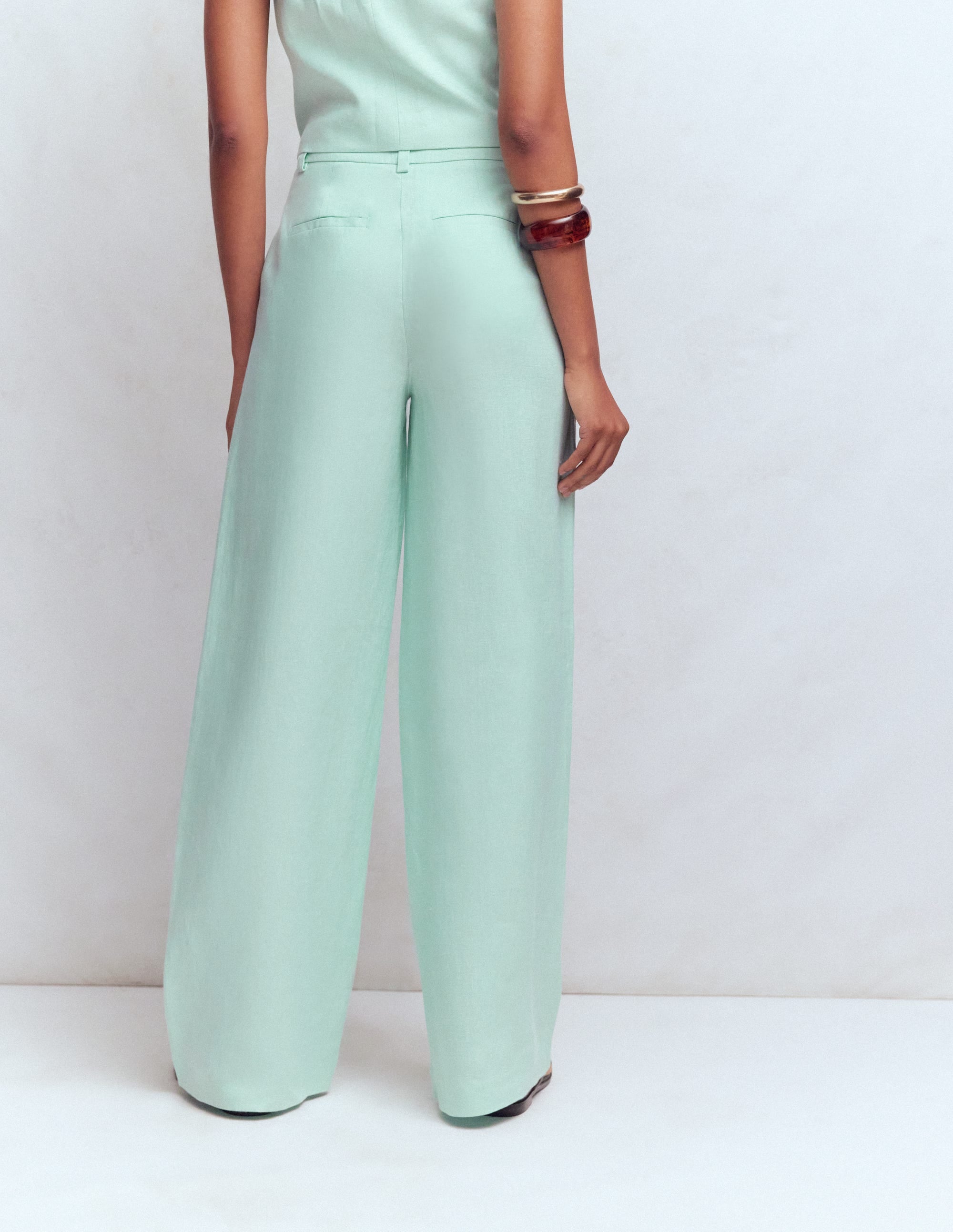 Belgravia Leinenhose-Minze - Image 3