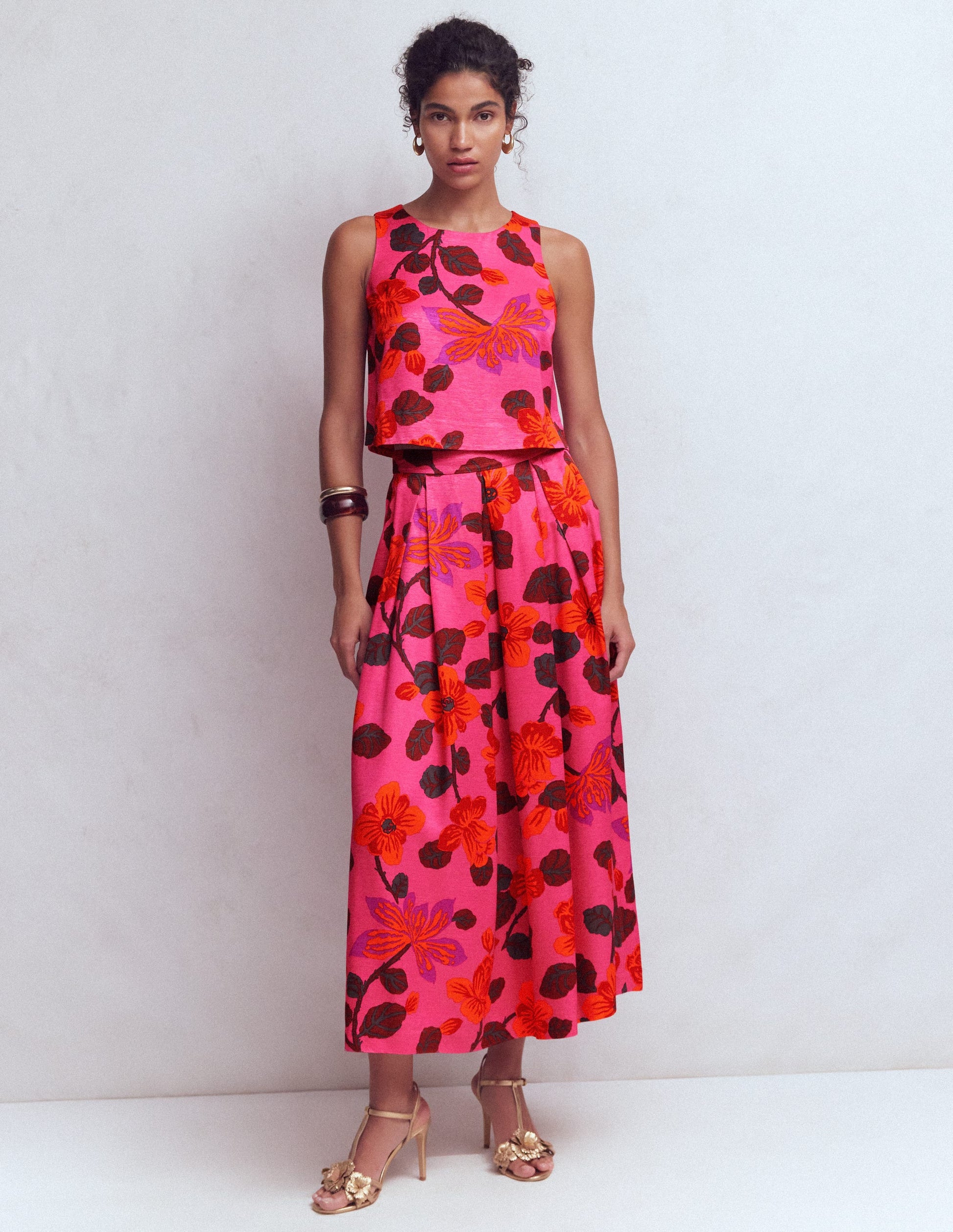 Verity Maxirock-Bunt, Kunstvolle Blüten-8