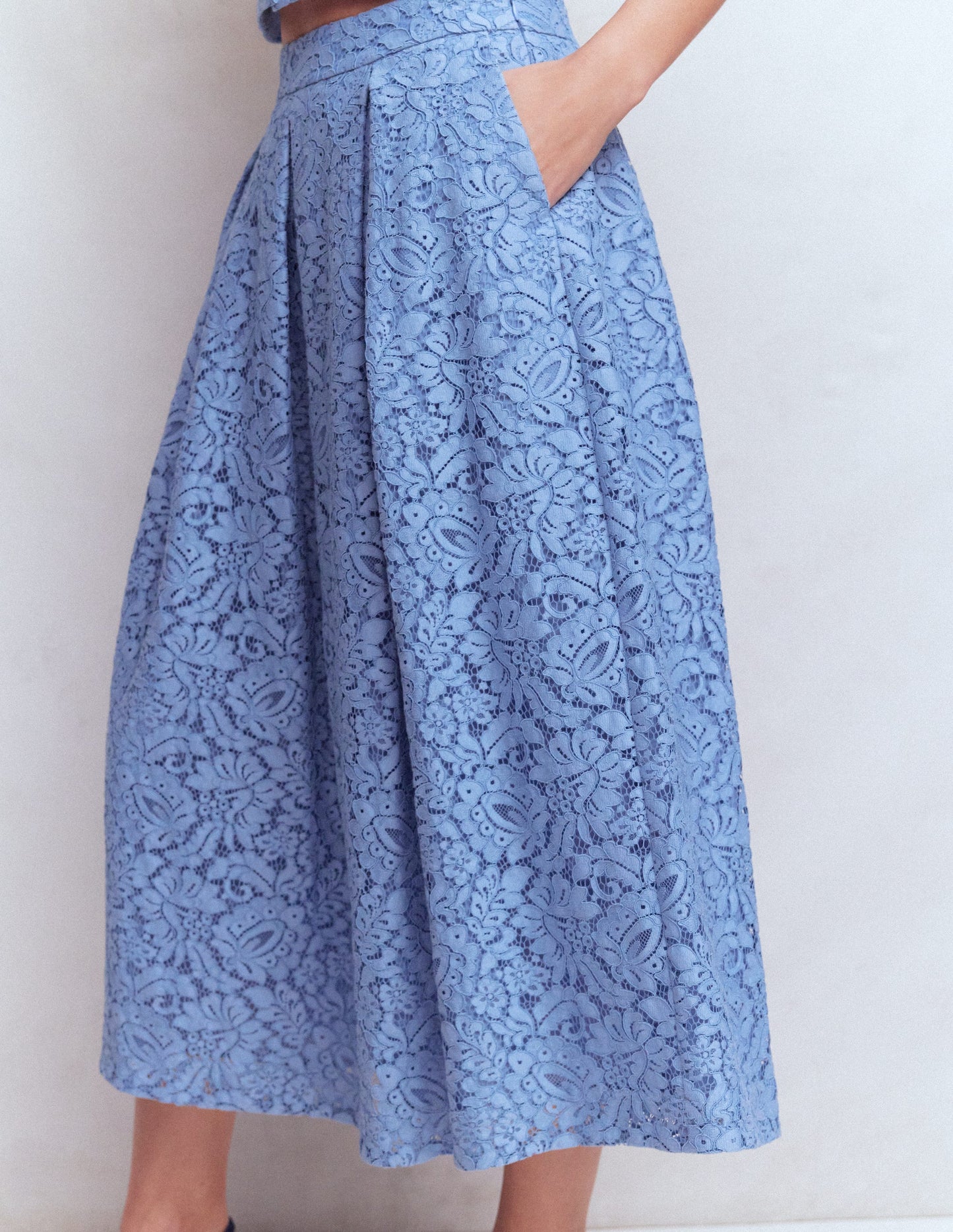 Verity Spitzenrock-Kobaltblau