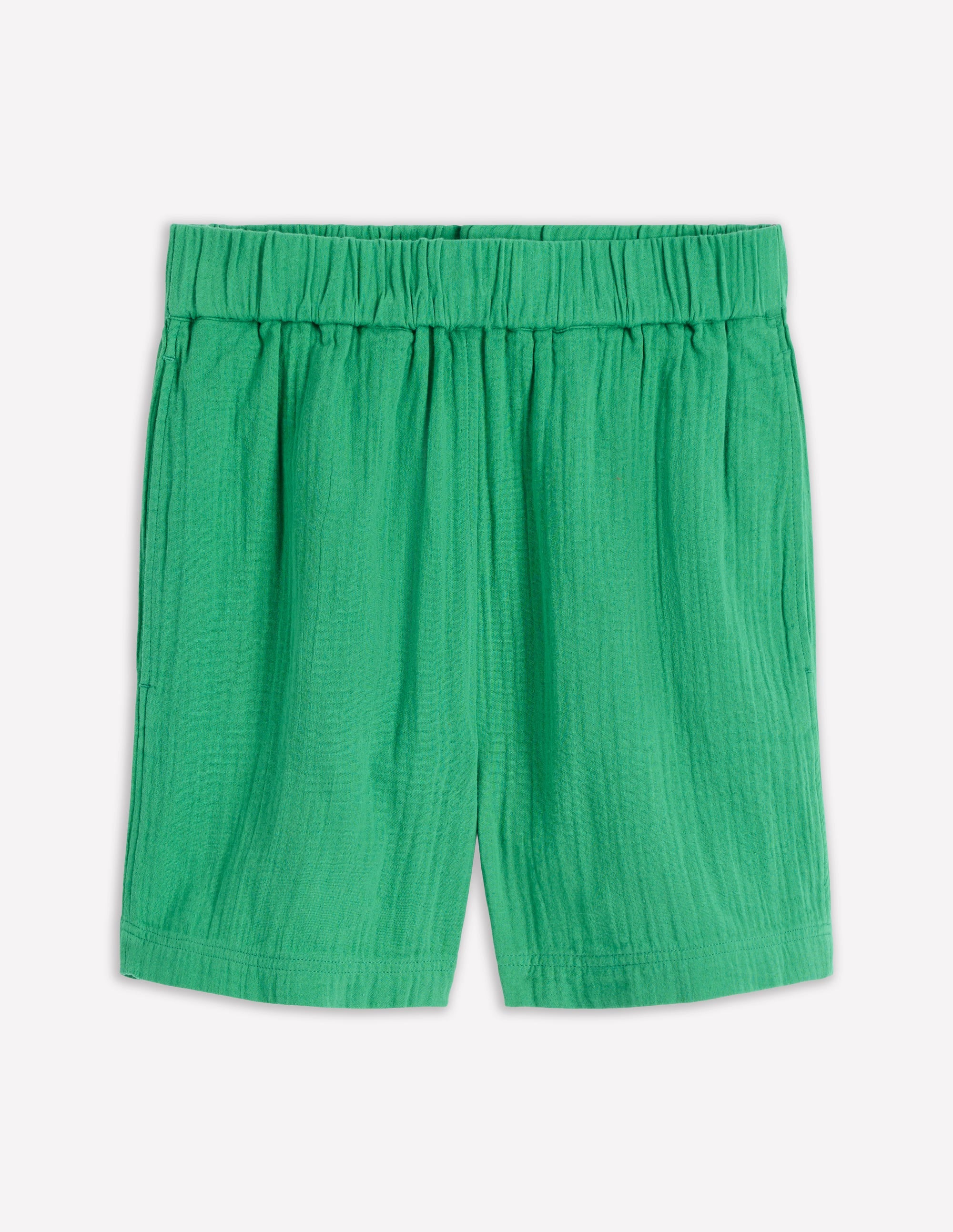 Short à enfiler double-étoffe-Vert trèfle - Image 5