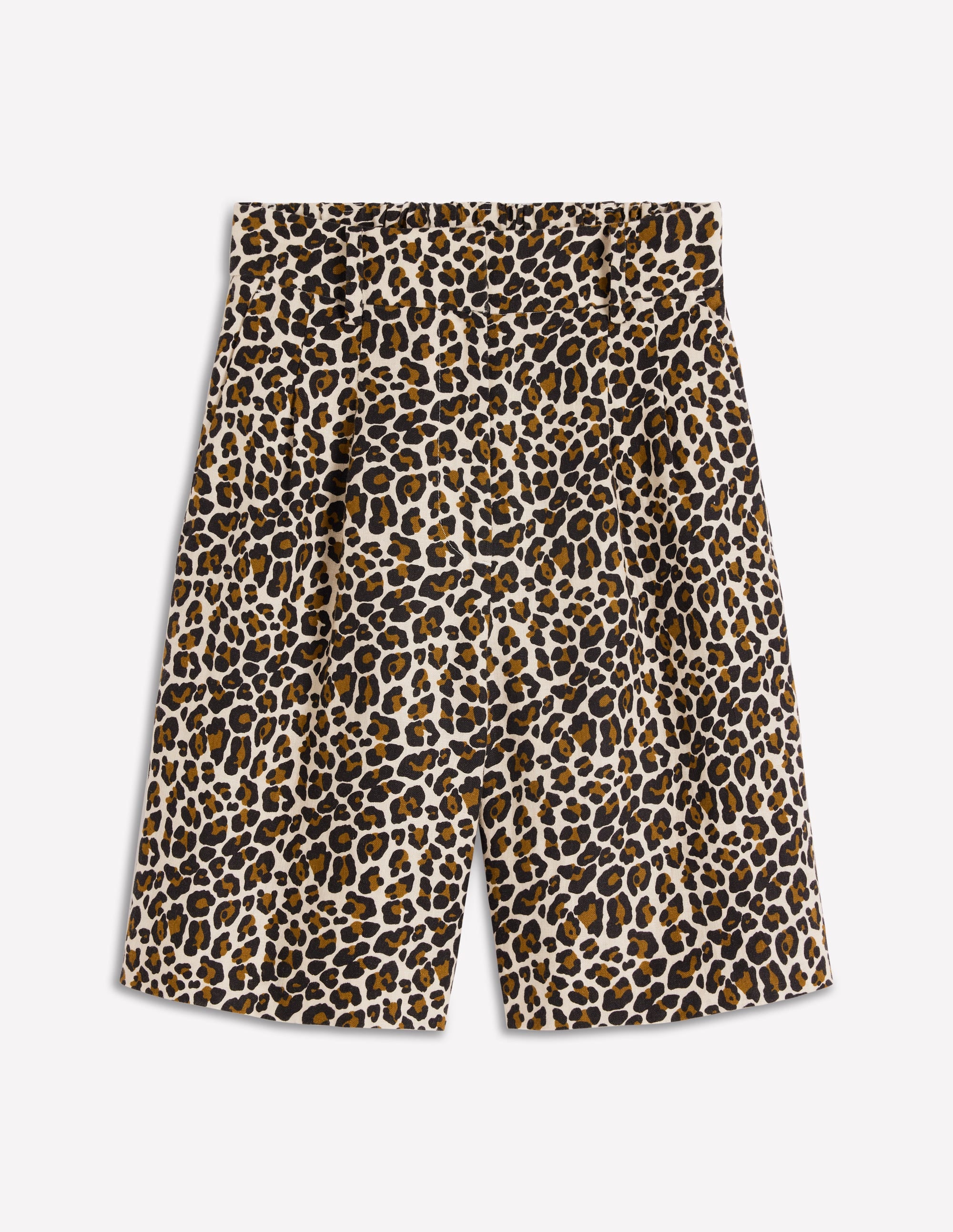 Kensington Leinenshorts-Mandelmilch, Gepard-Pop - Image 7