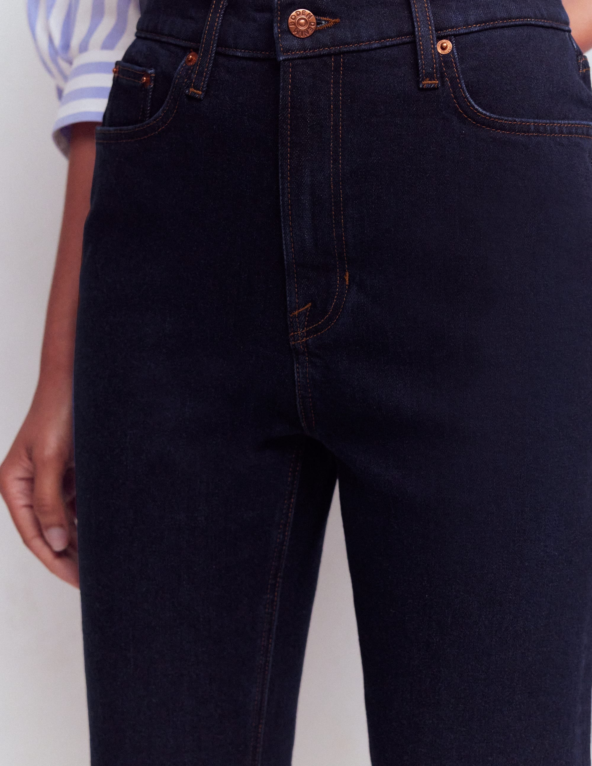Capri-Jeans mit Five-Pocket-Design-Indigo - Image 2