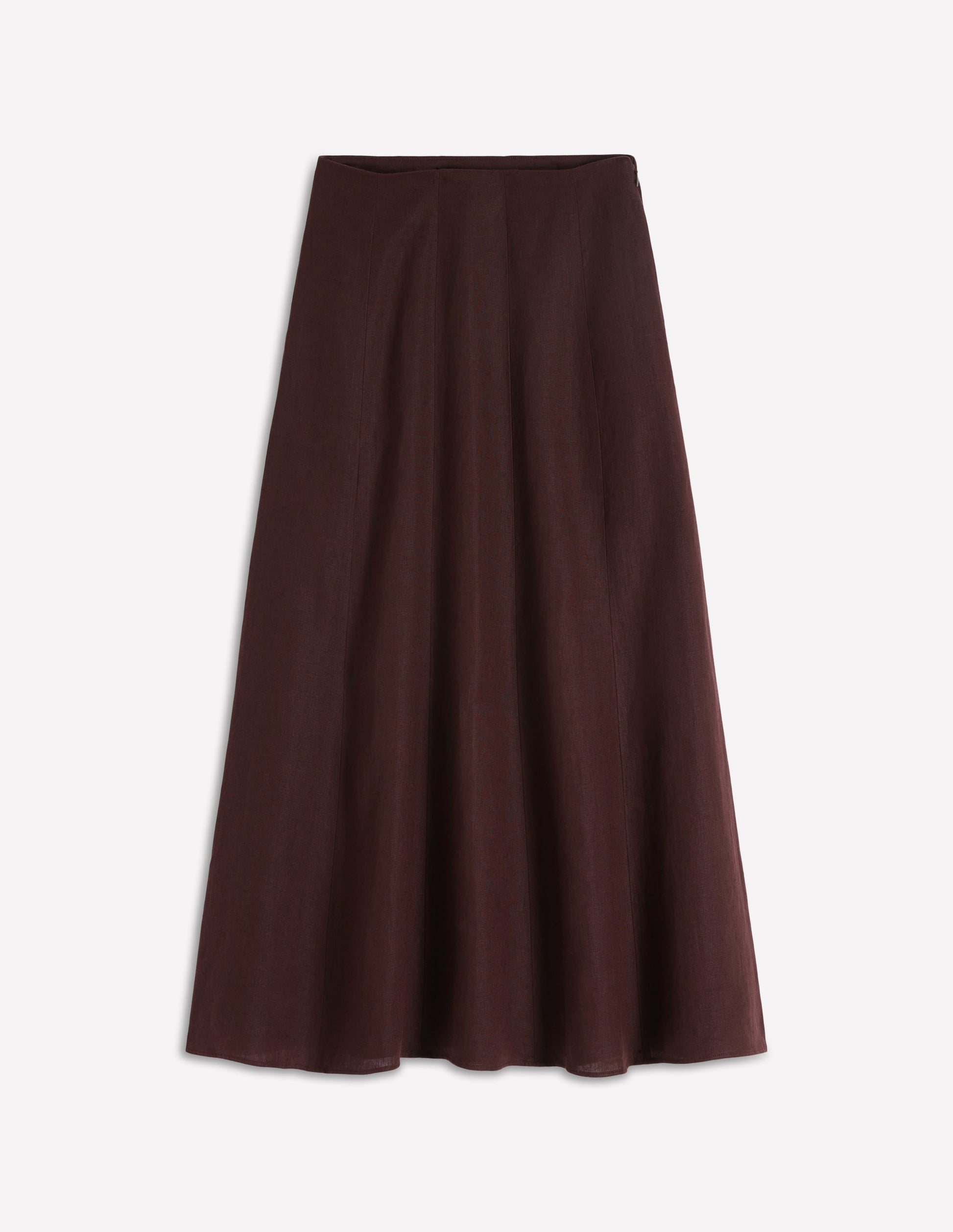 Miriam Linen Maxi Skirt-Espresso-8